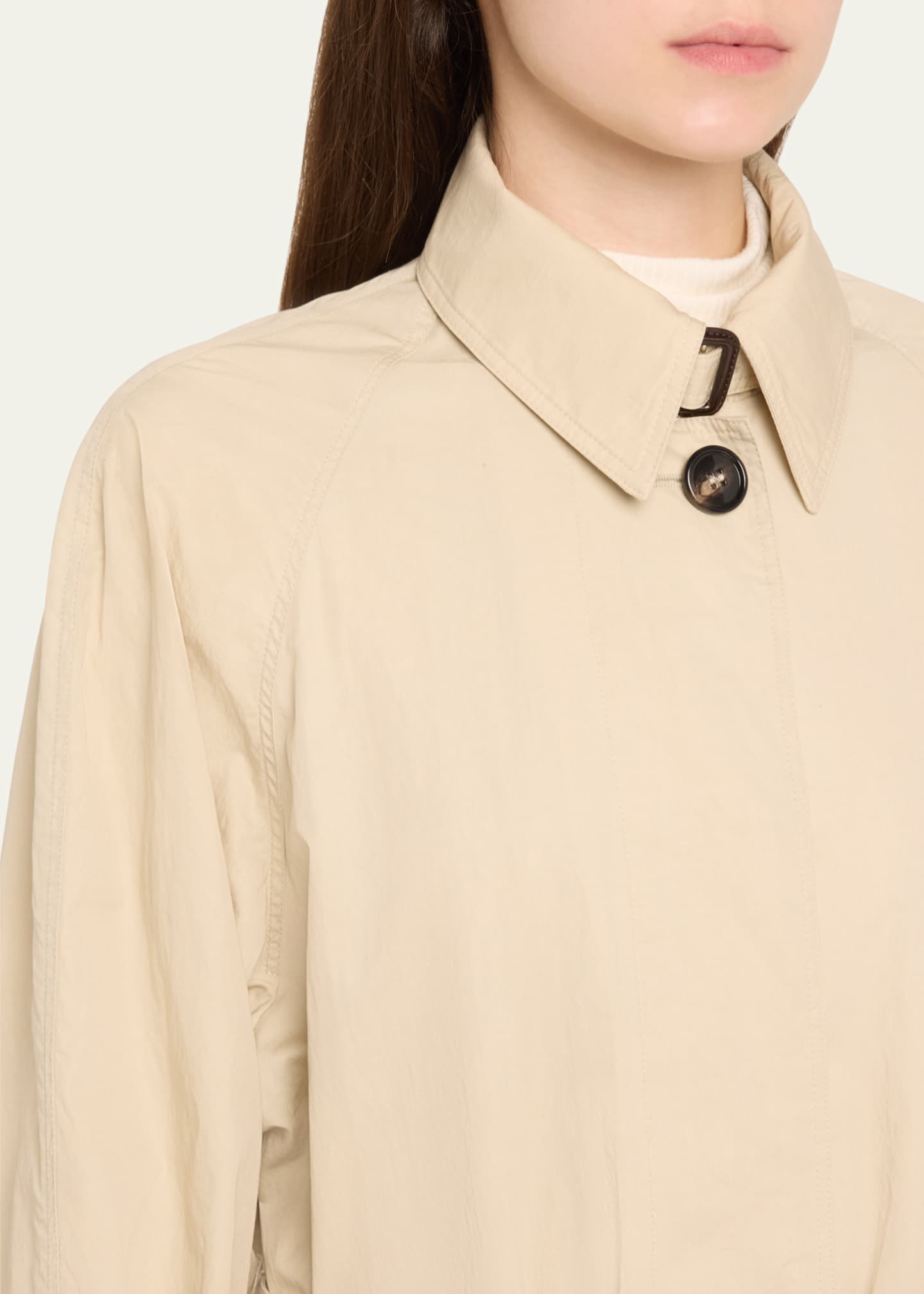 TEURN STUDIOS Belted Trench Coat Image 5 of 5