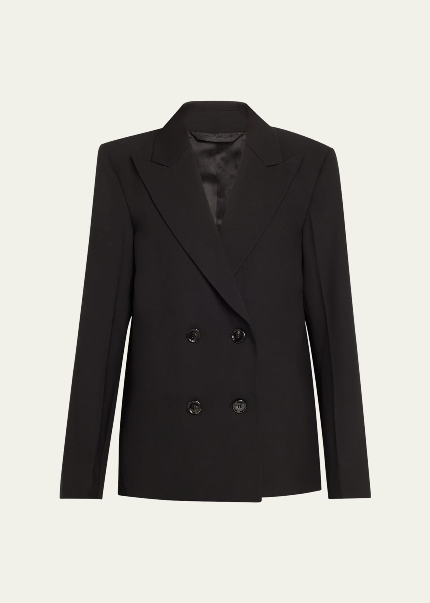 TEURN STUDIOS Double-Breasted Wool Blazer Image 1 of 5