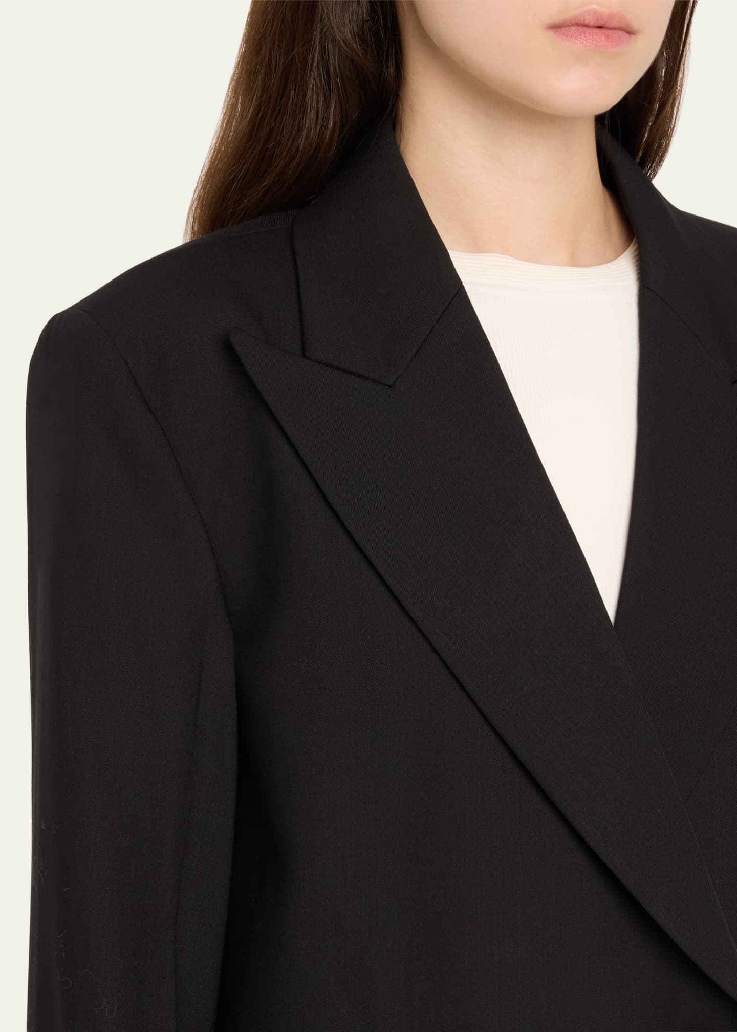 TEURN STUDIOS Double-Breasted Wool Blazer Image 5 of 5