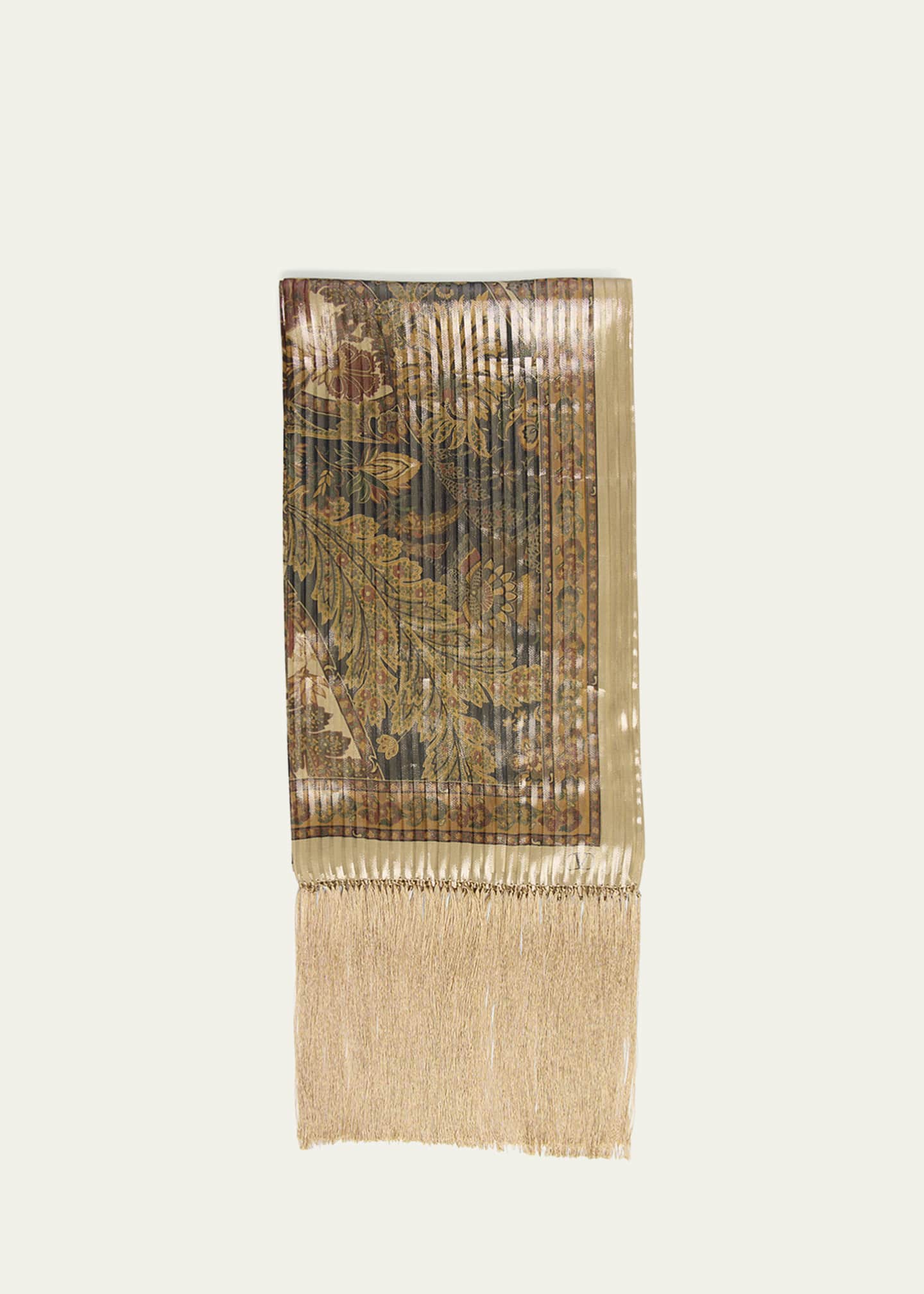 Valentino Garavani Paisley-Print Silk Scarf Image 1 of 3