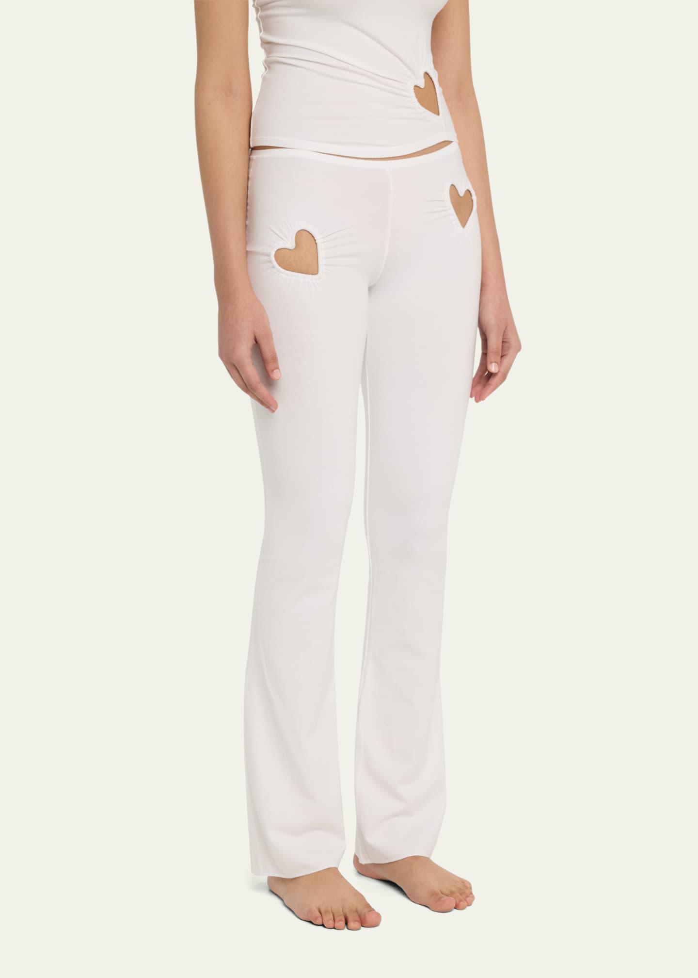 SKIMS Cotton Jersey Heart Cutout Pants Image 4 of 5