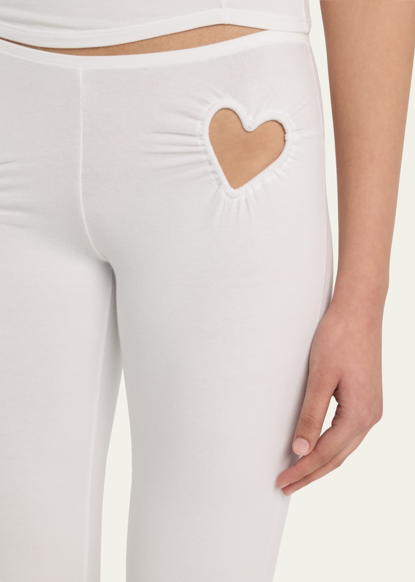 SKIMS Cotton Jersey Heart Cutout Pants Image 5 of 5