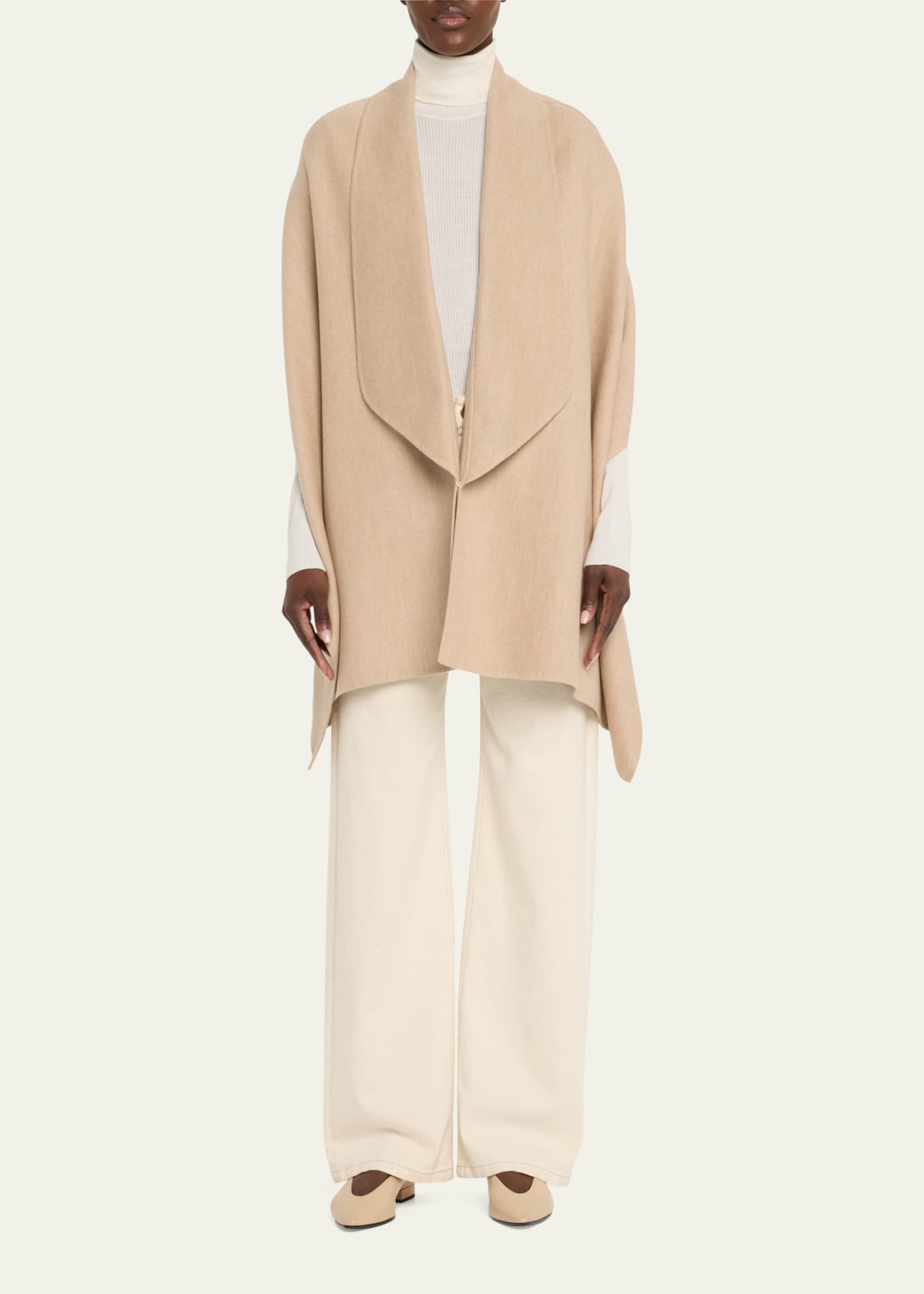 Loro Piana Violante Cashmere Cape Image 2 of 5