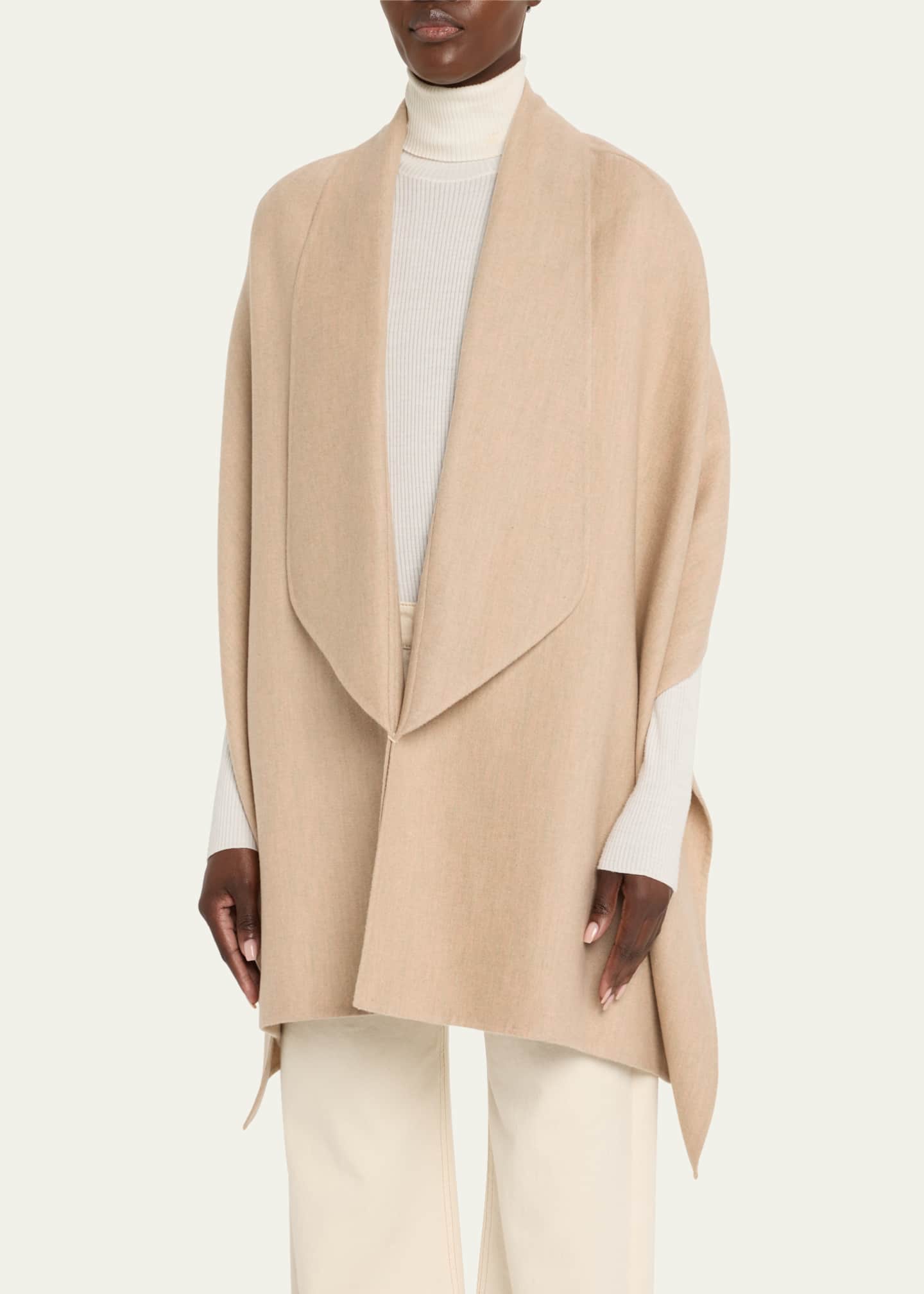 Loro Piana Violante Cashmere Cape Image 4 of 5