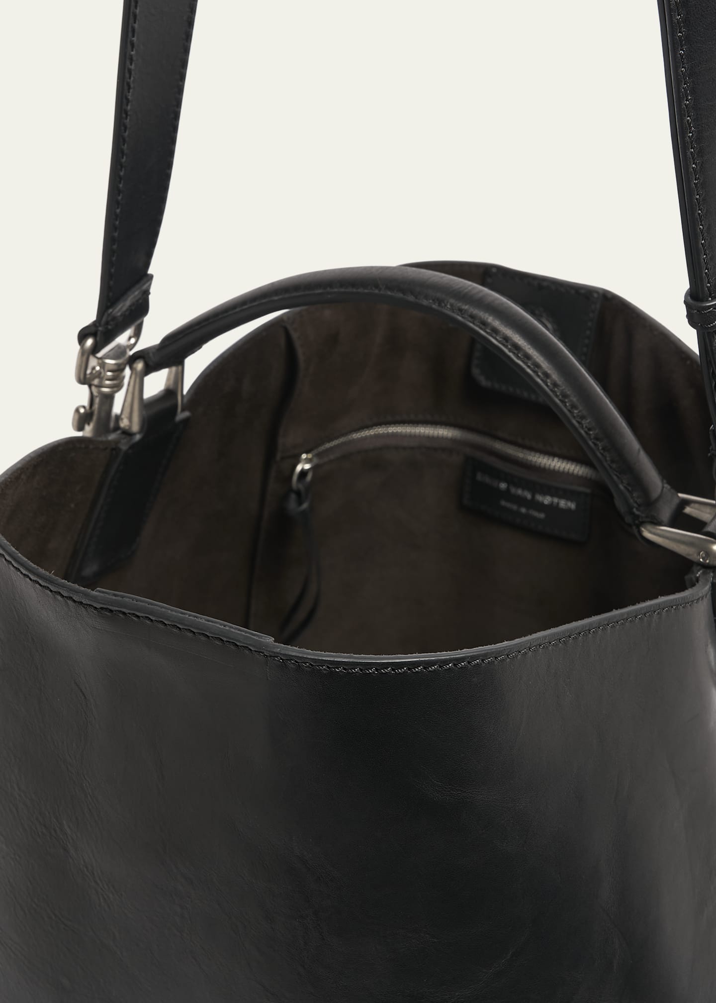 Dries Van Noten Men's Leather Tote Bag Image 4 of 5