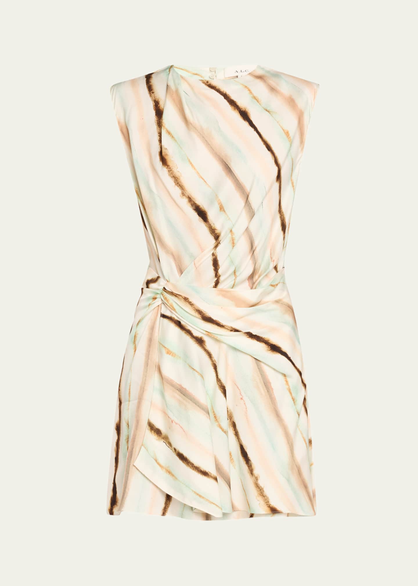 A.L.C. Delia Draped Tie-Dye Mini Dress Image 1 of 5