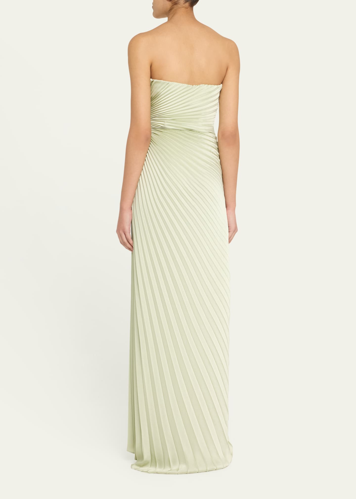 A.L.C. Layla Pleated Strapless Gown Image 3 of 5