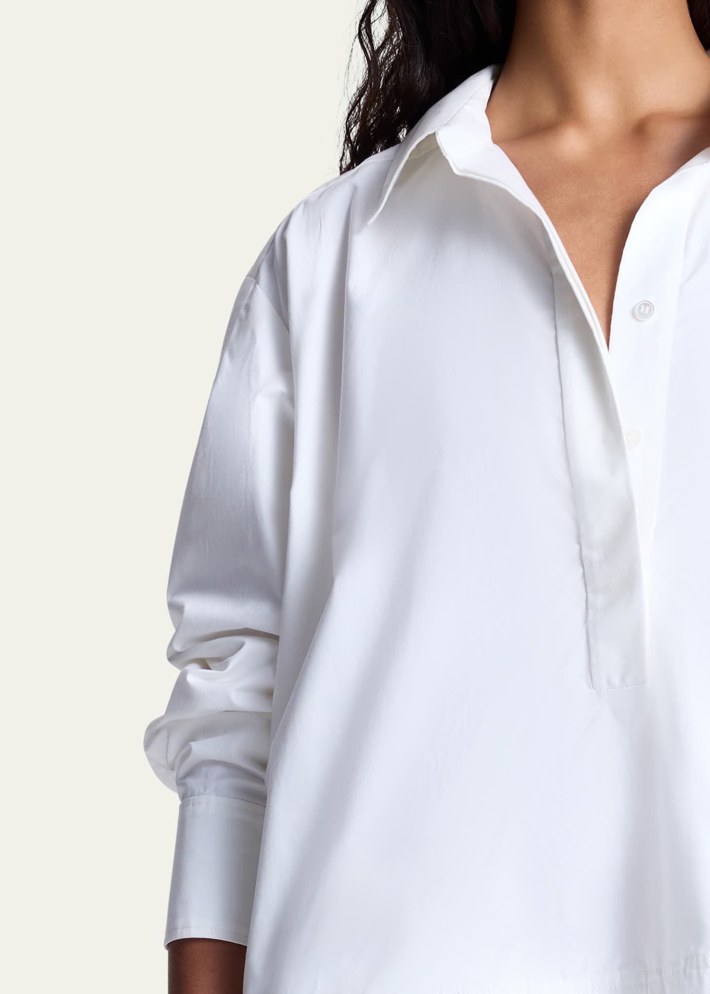 A.L.C. Brooke Long-Sleeve Drop-Waist Mini Dress Image 5 of 5