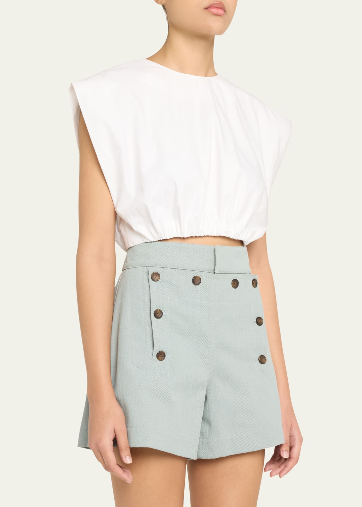 A.L.C. Billie Cap-Sleeve Top Image 4 of 5