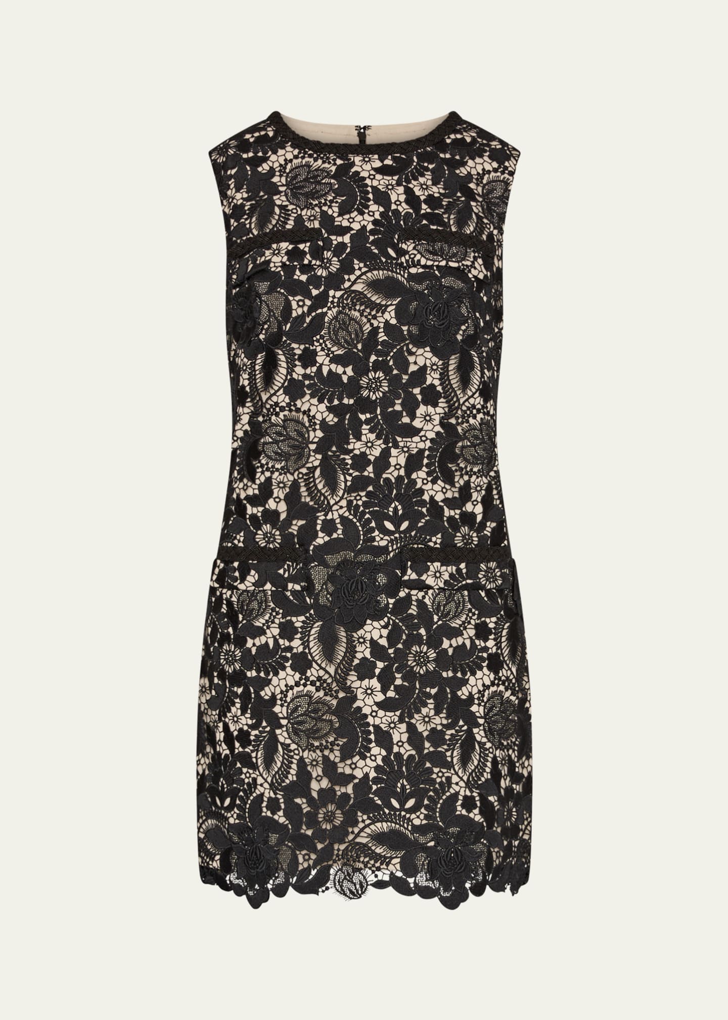 Milly 3D Garden Lace Mini Dress Image 1 of 4