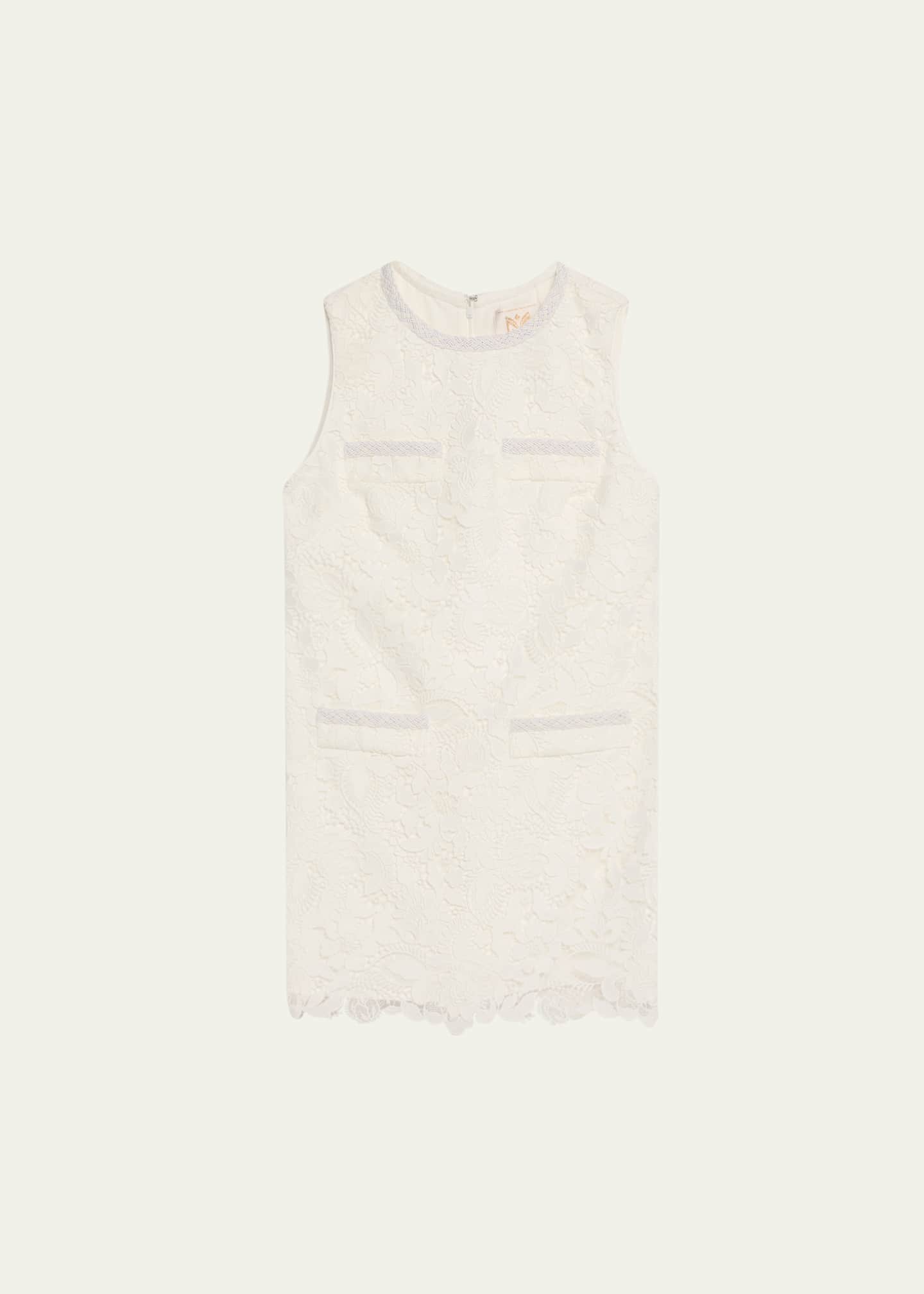 Milly 3D Garden Lace Mini Dress Image 1 of 5