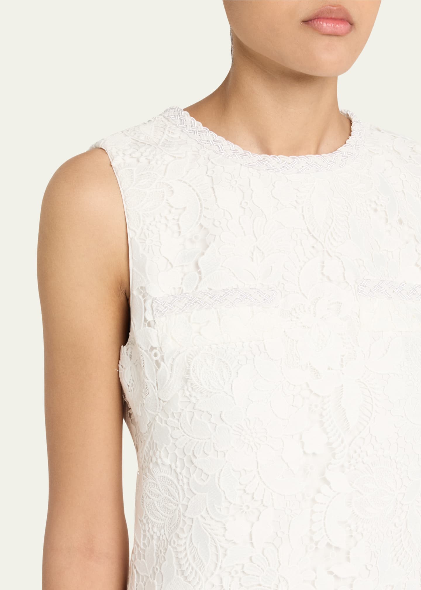 Milly 3D Garden Lace Mini Dress Image 5 of 5