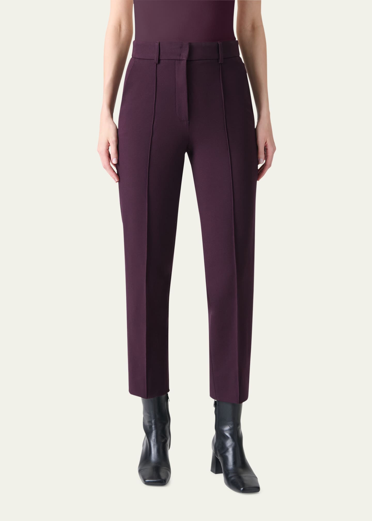 Tapered Signature Jersey Cropped Pants