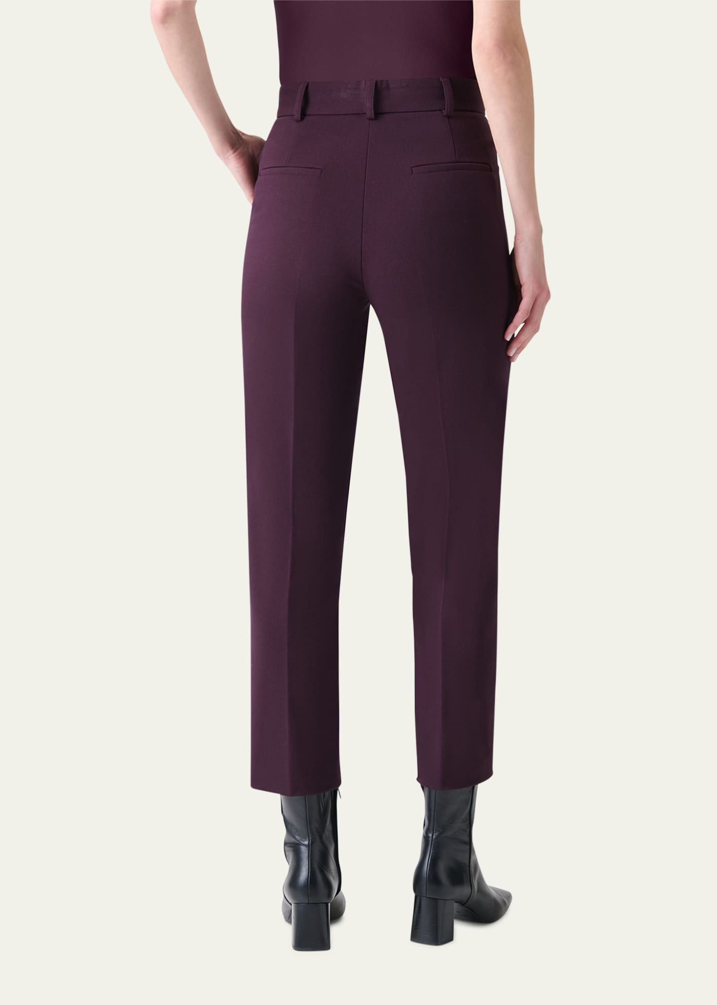 Tapered Signature Jersey Cropped Pants
