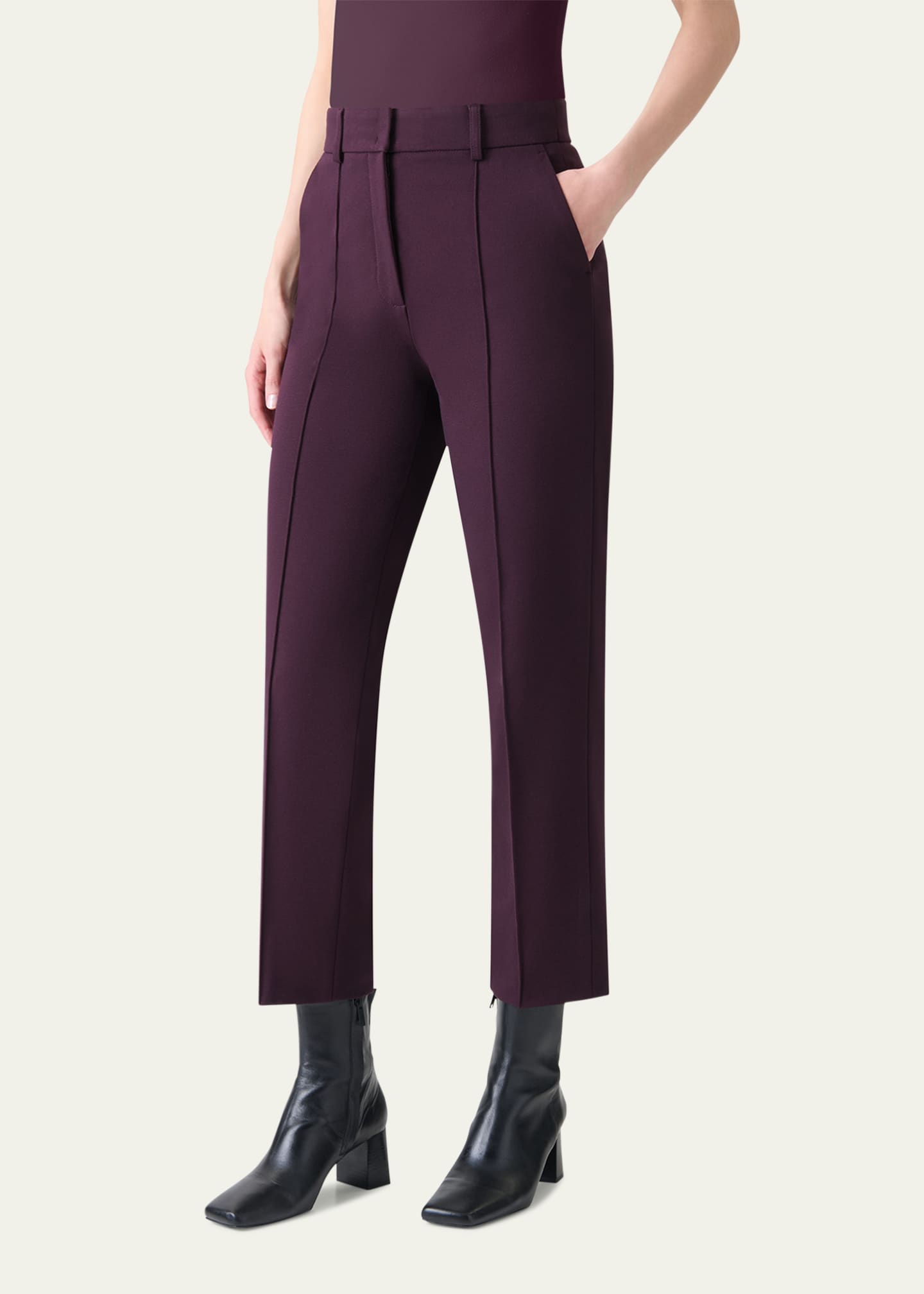Tapered Signature Jersey Cropped Pants