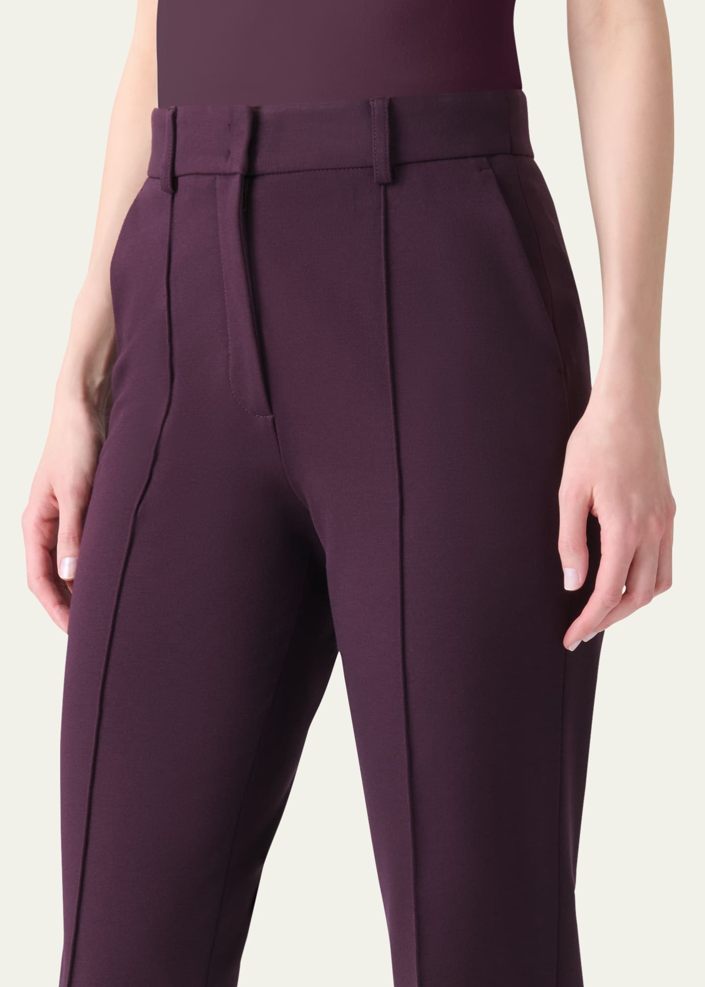 Tapered Signature Jersey Cropped Pants