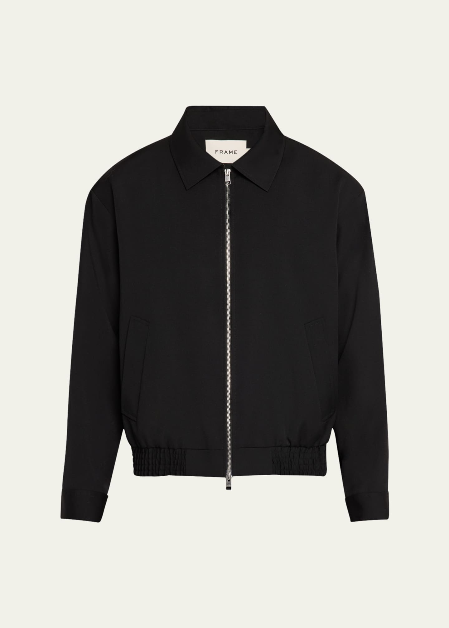 FRAME Men's Wool Full-Zip Blouson Image 1 of 5