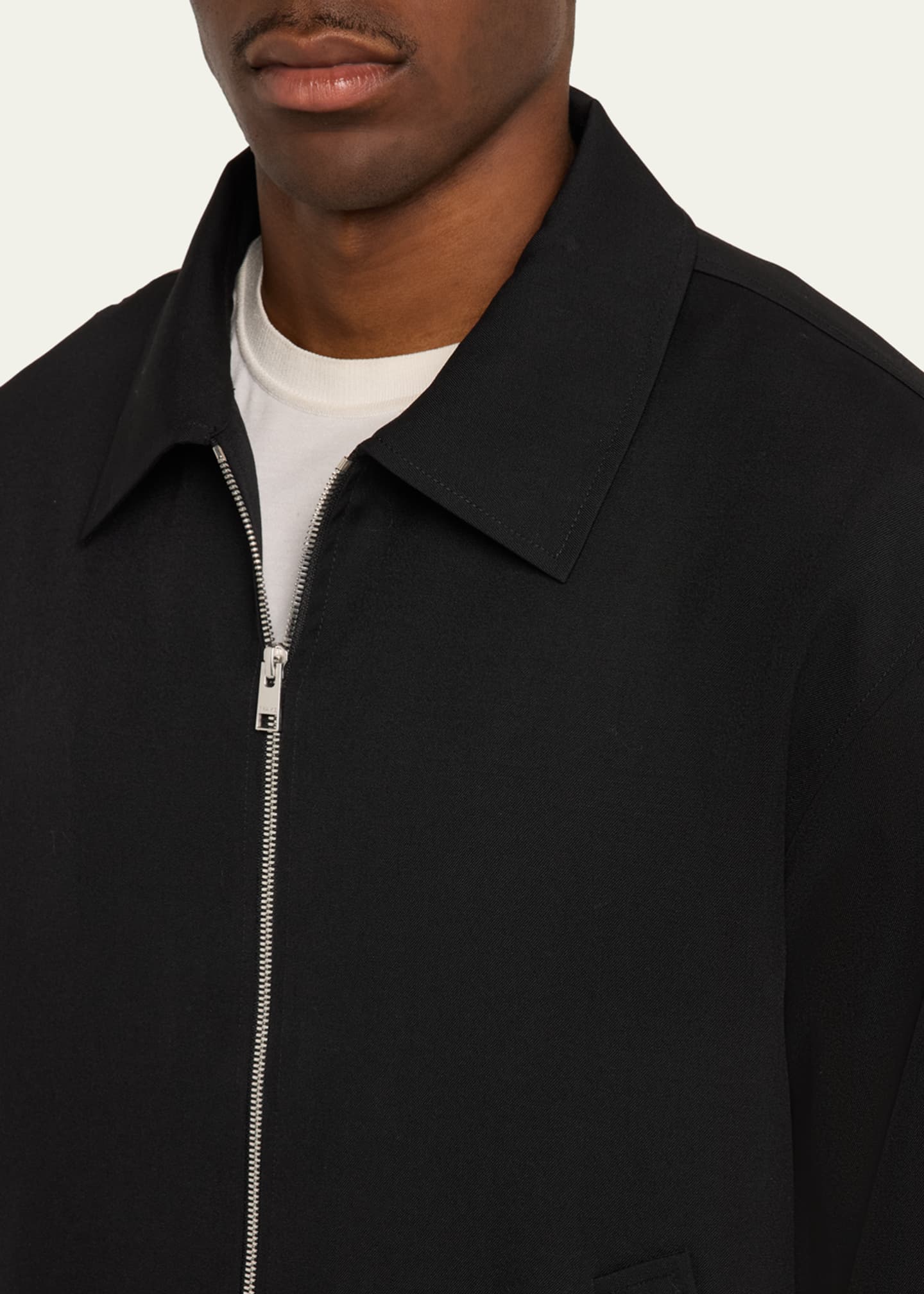 FRAME Men's Wool Full-Zip Blouson Image 5 of 5