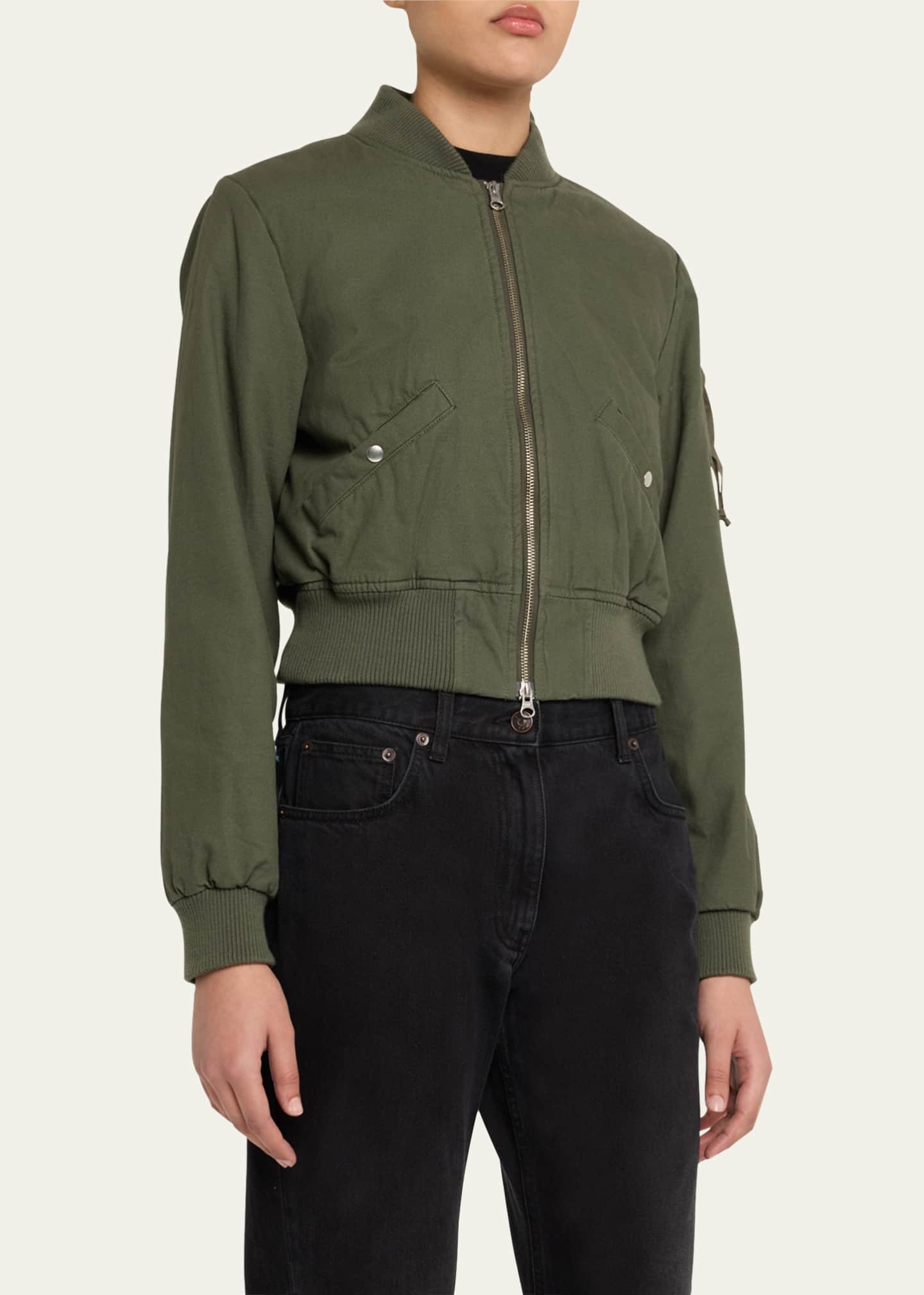 NSF Clothing Reyes Shrunken Bomber Jacket Image 4 of 5