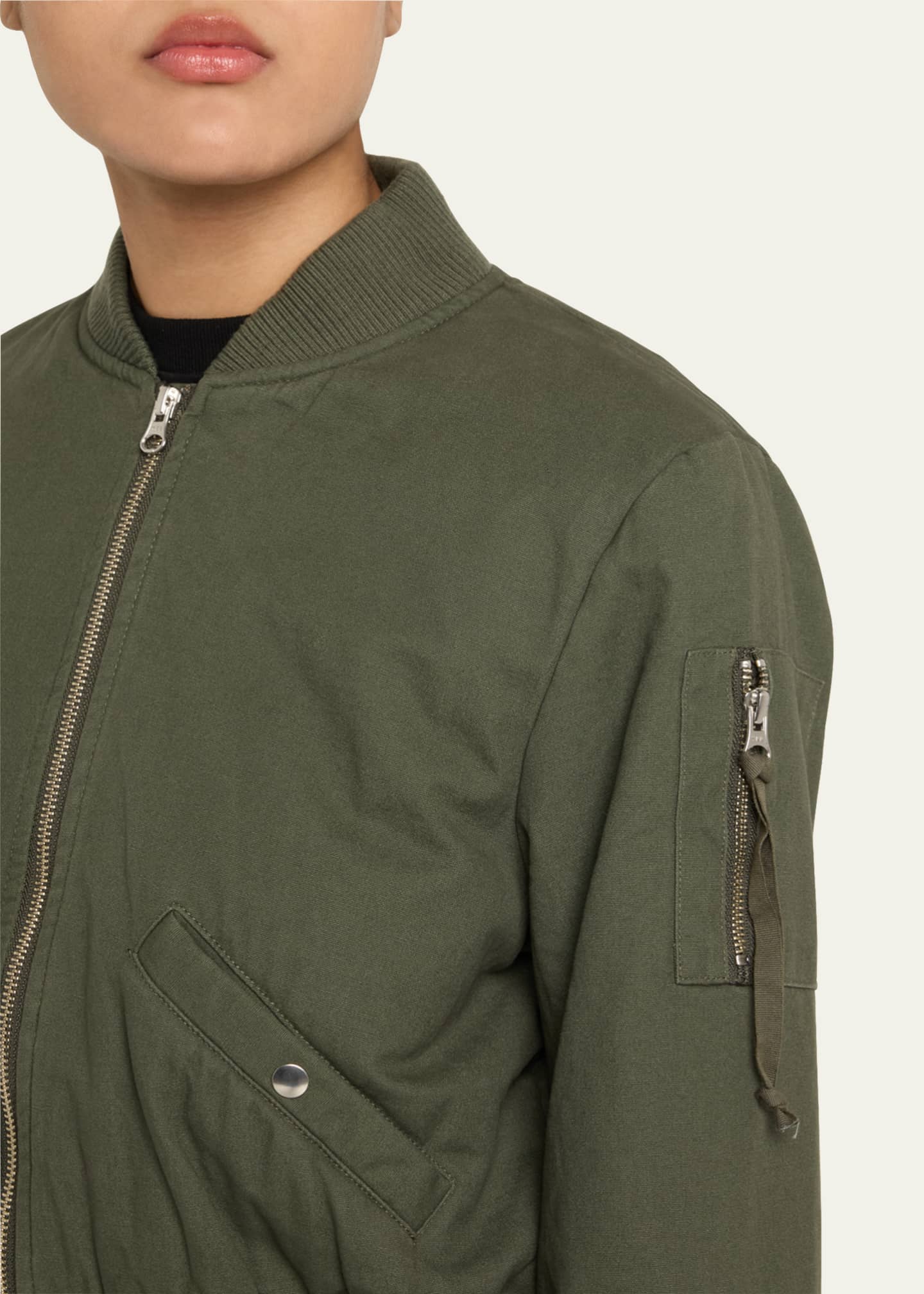 NSF Clothing Reyes Shrunken Bomber Jacket Image 5 of 5