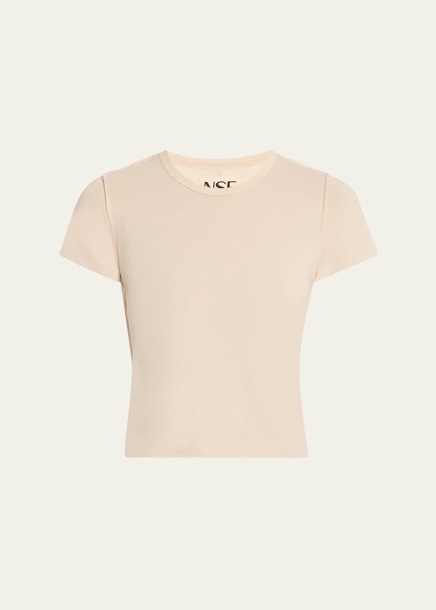 NSF Clothing Tara Fitted Shrunken Crewneck T-Shirt Image 1 of 5