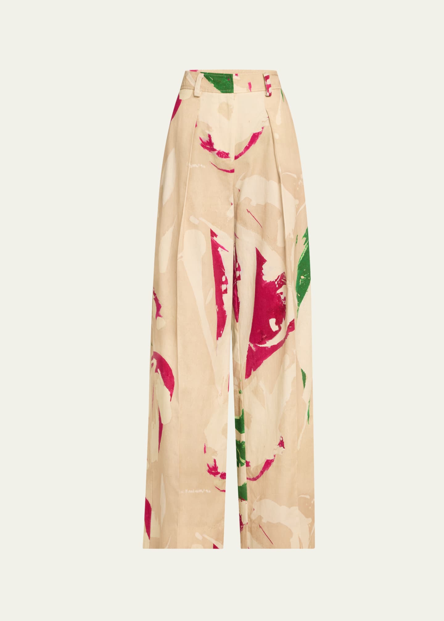 Ulla Johnson UJ x Lee Krasner Mitchell Wide-Leg Pants Image 1 of 5
