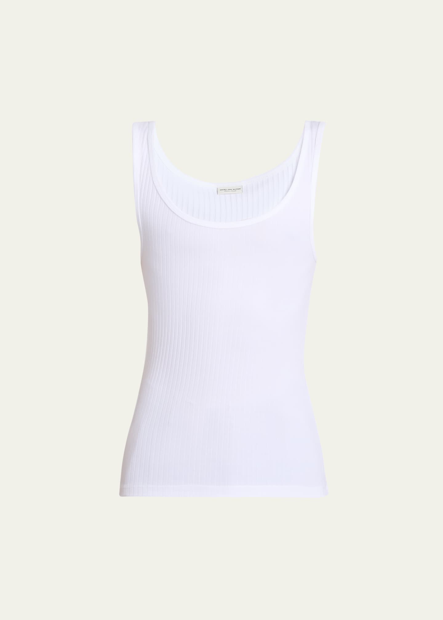 Dries Van Noten Men's Holly Ribbed Tank Top Image 1 of 5
