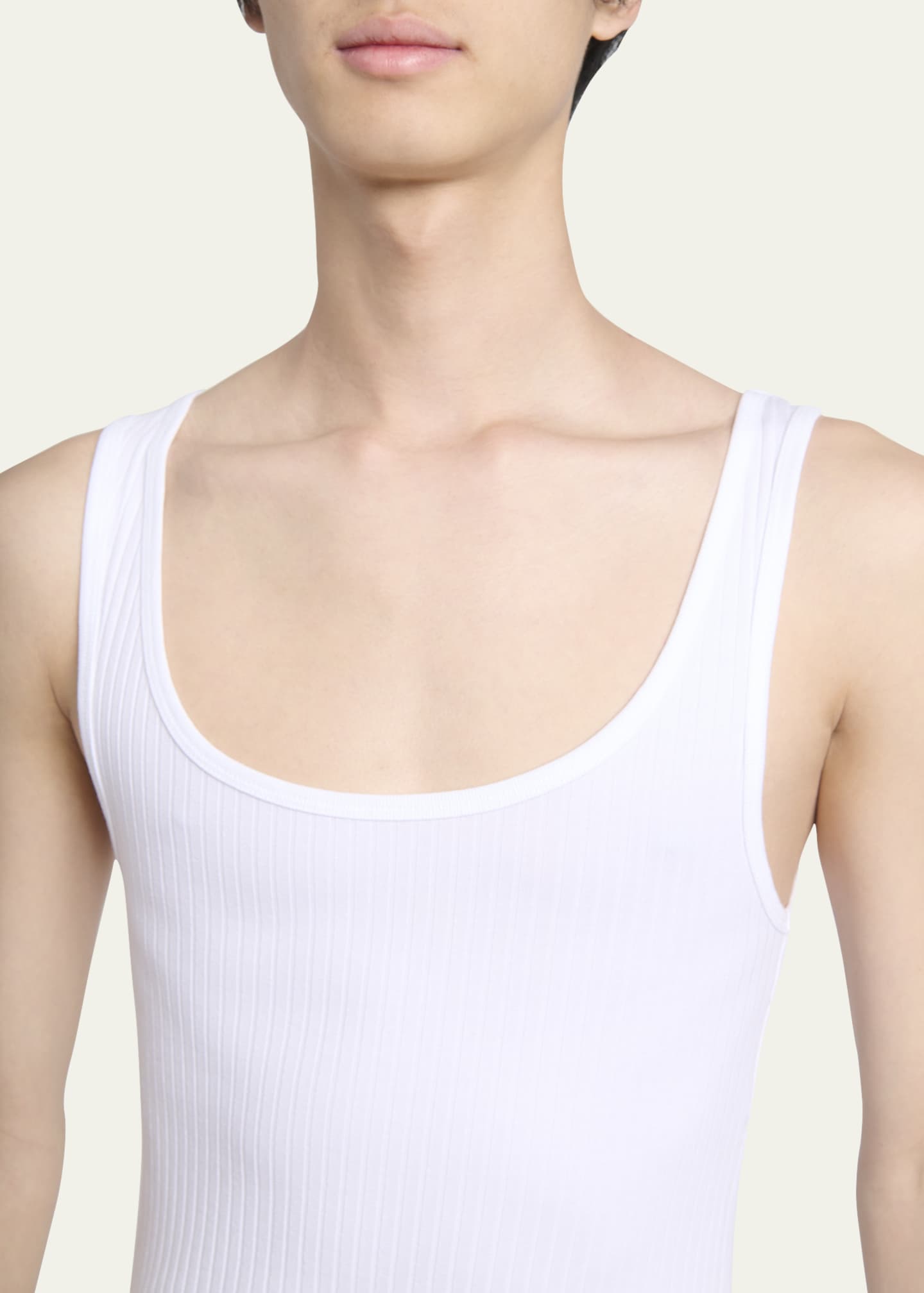 Dries Van Noten Men's Holly Ribbed Tank Top Image 5 of 5