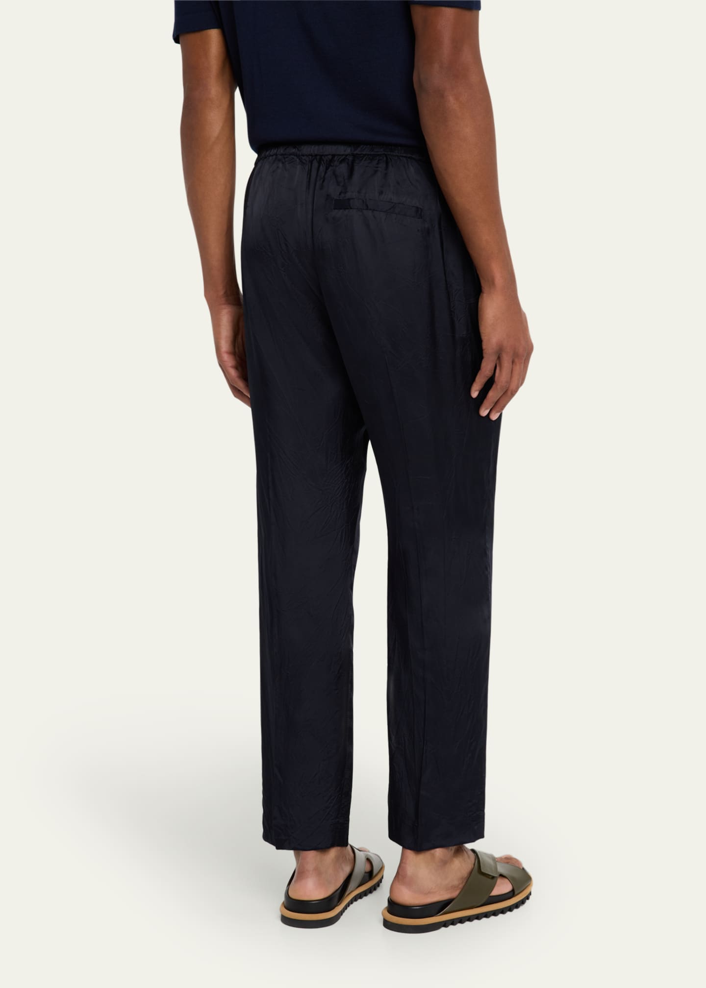 Dries Van Noten Men's Parkino Elastic-Waist Pants Image 3 of 5