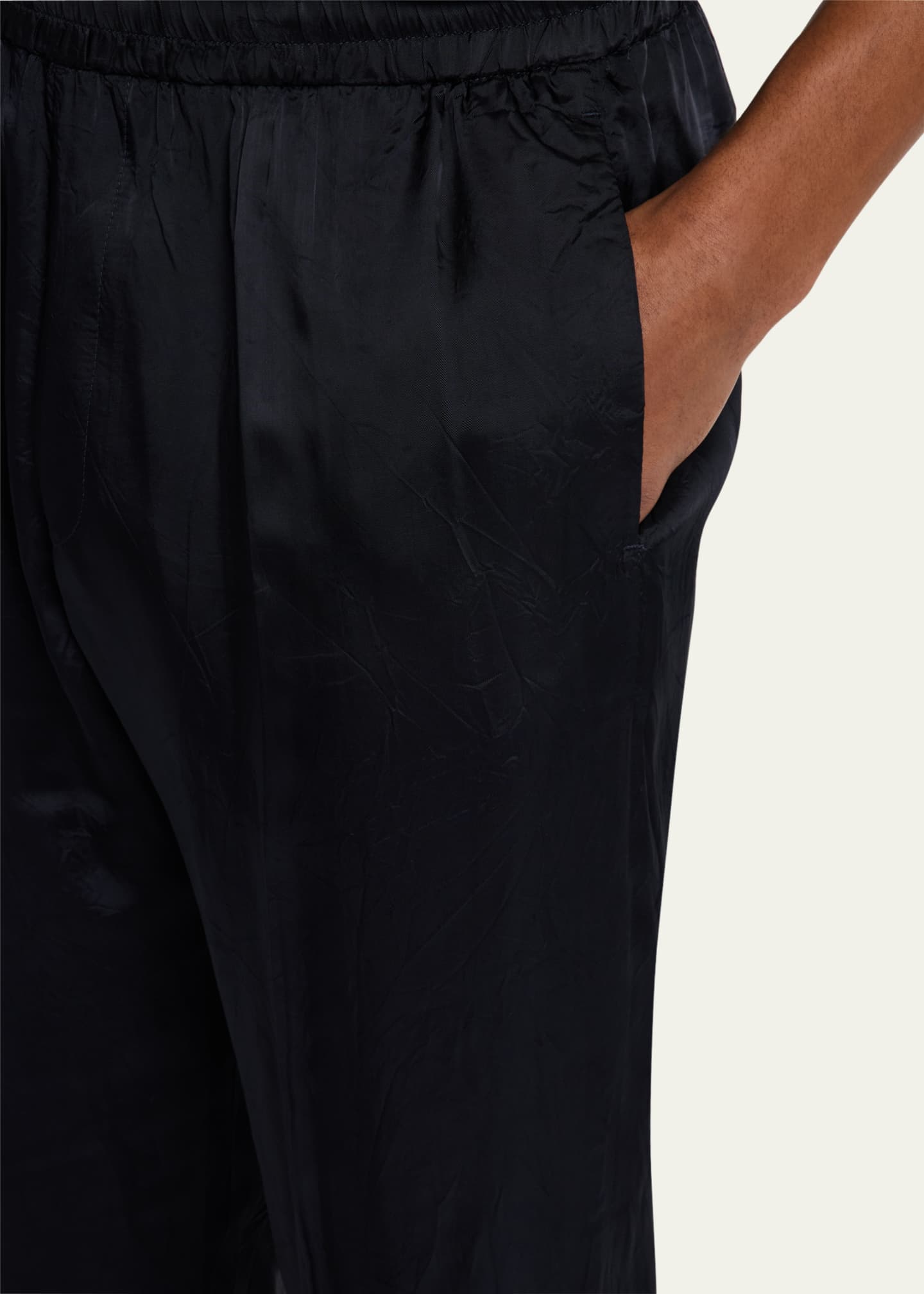 Dries Van Noten Men's Parkino Elastic-Waist Pants Image 5 of 5