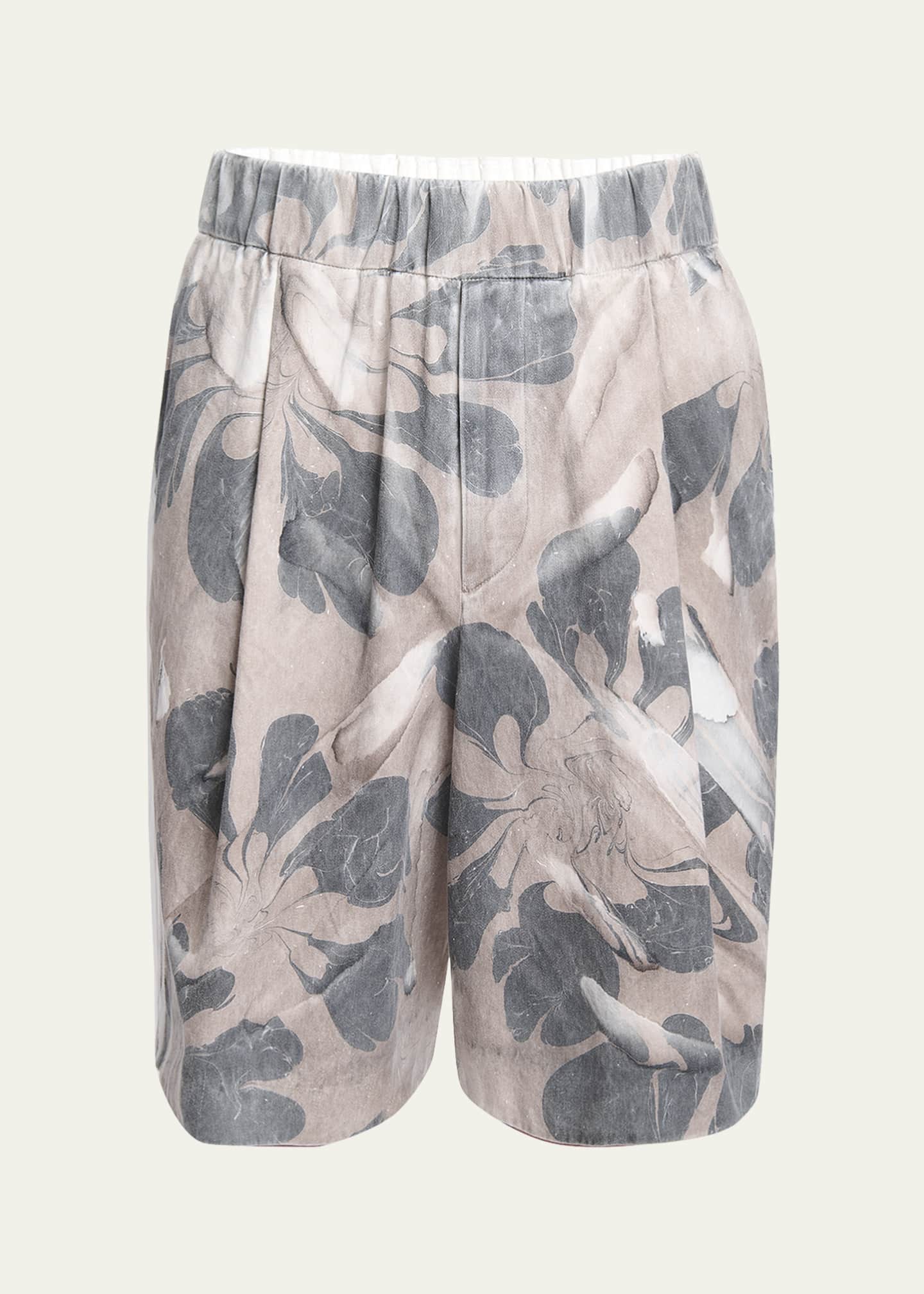 ショートパンツ Dries Van Noten 'Pomy' bermuda shorts (2510109421483 403) Loose cargo shorts - Spring-Summer Men | Dries Van Noten