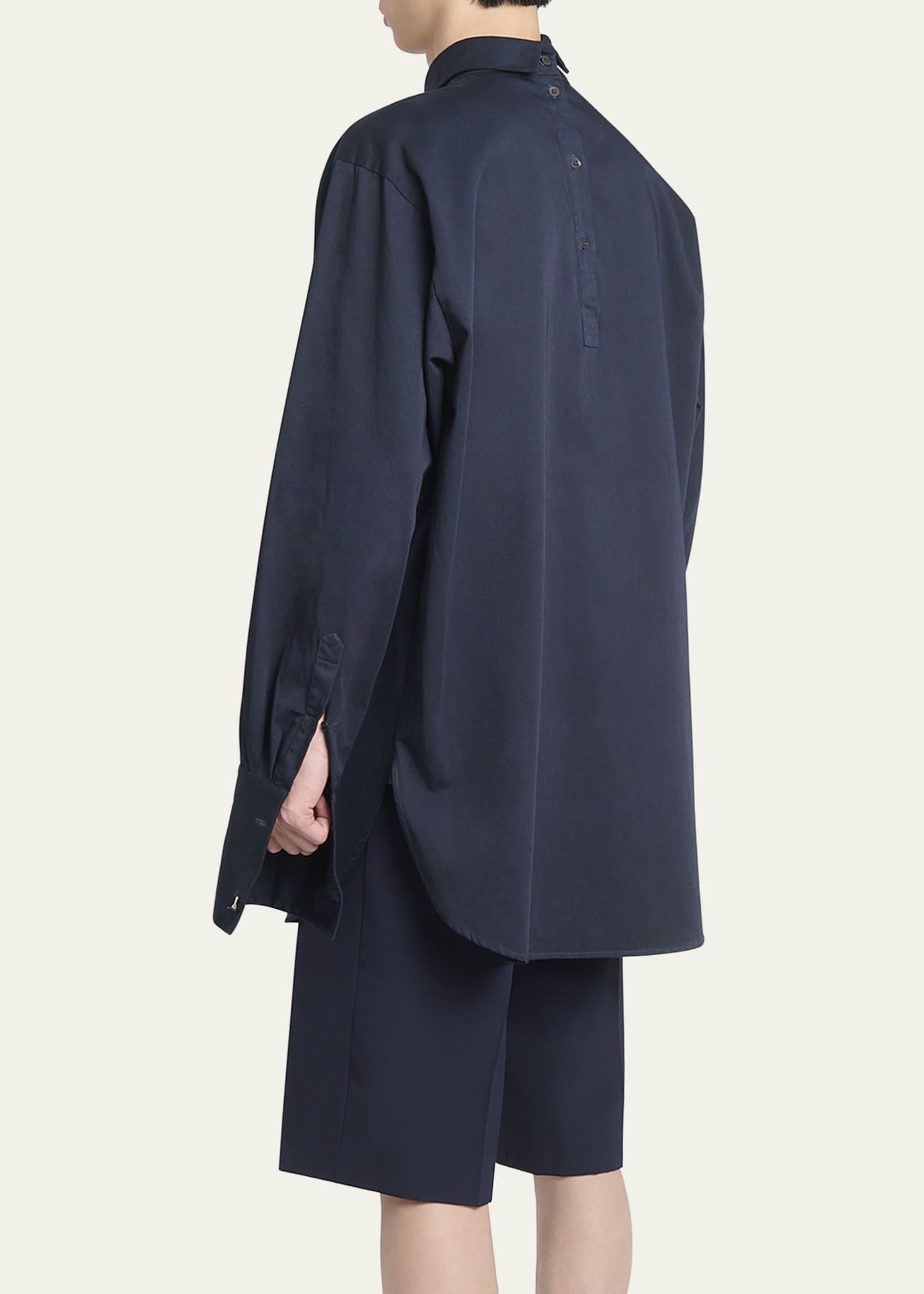 Dries Van Noten Men's Corsino Embellished Backwards Shirt Image 3 of 5