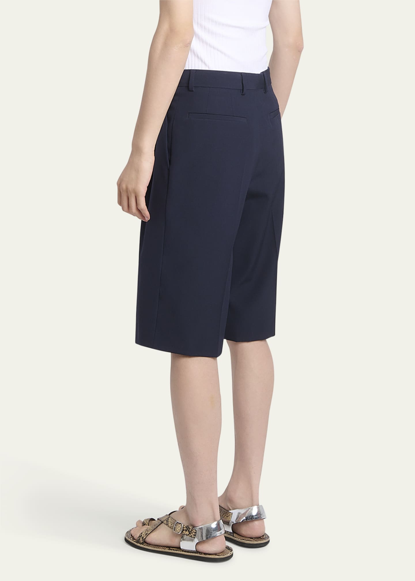 Dries Van Noten Men's Panrom Dress Shorts Image 3 of 5