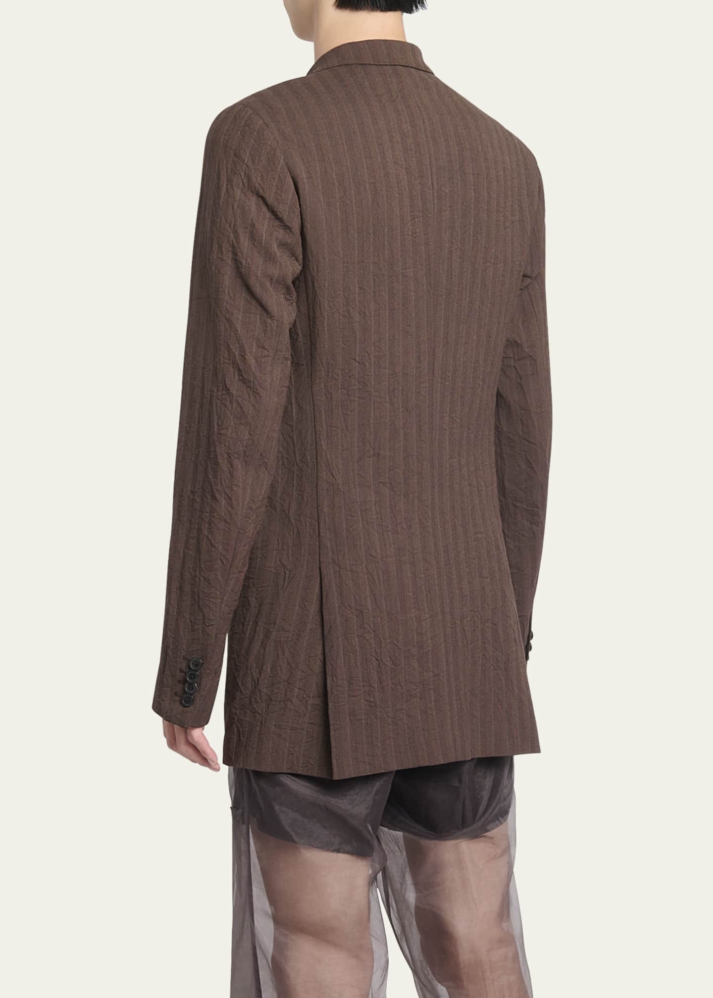 Dries Van Noten Men's Barton Herringbone Sport Coat Image 3 of 5