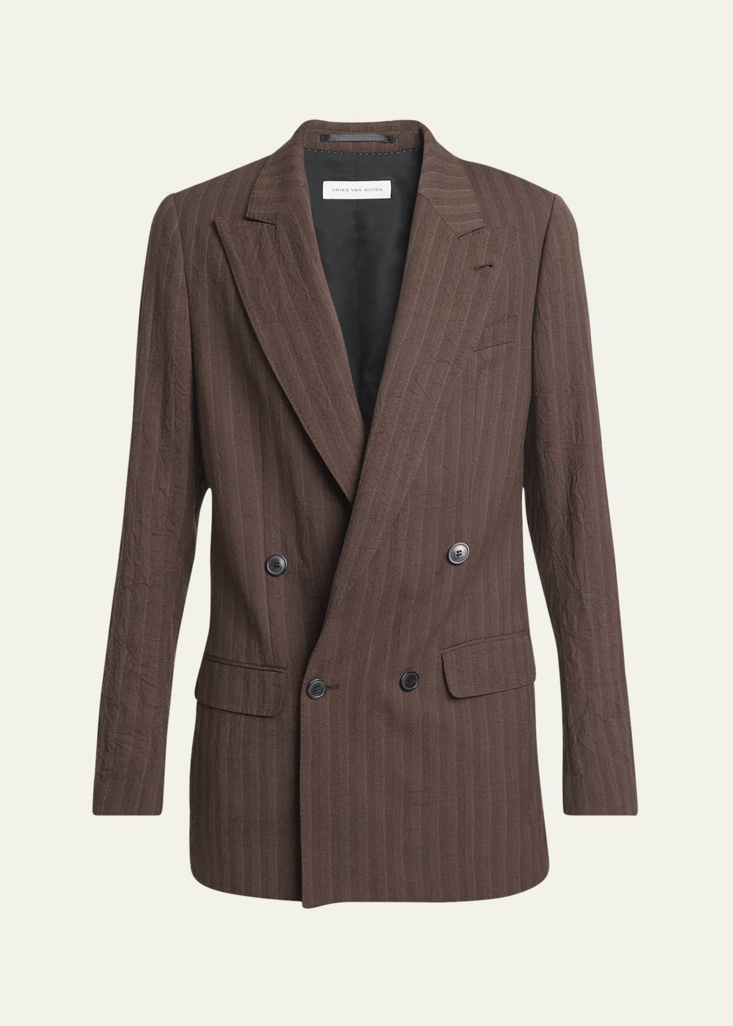 Dries Van Noten Men's Barton Herringbone Sport Coat Image 1 of 5