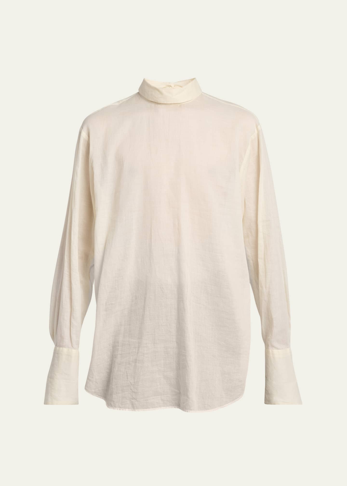 Dries Van Noten Men's Corsino Backwards Dress Shirt Image 1 of 5