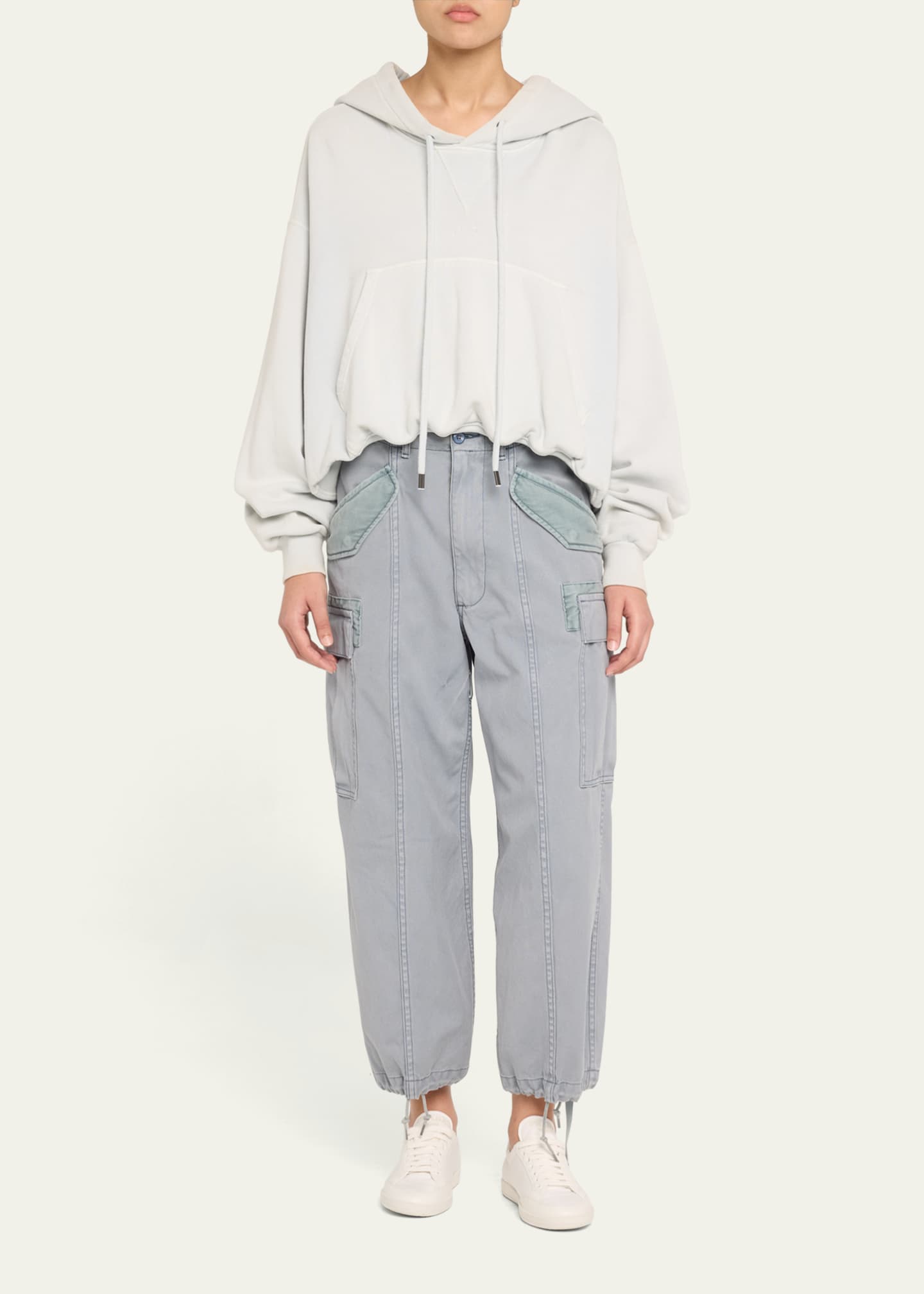 R13 Cropped Cargo Pants Image 2 of 5