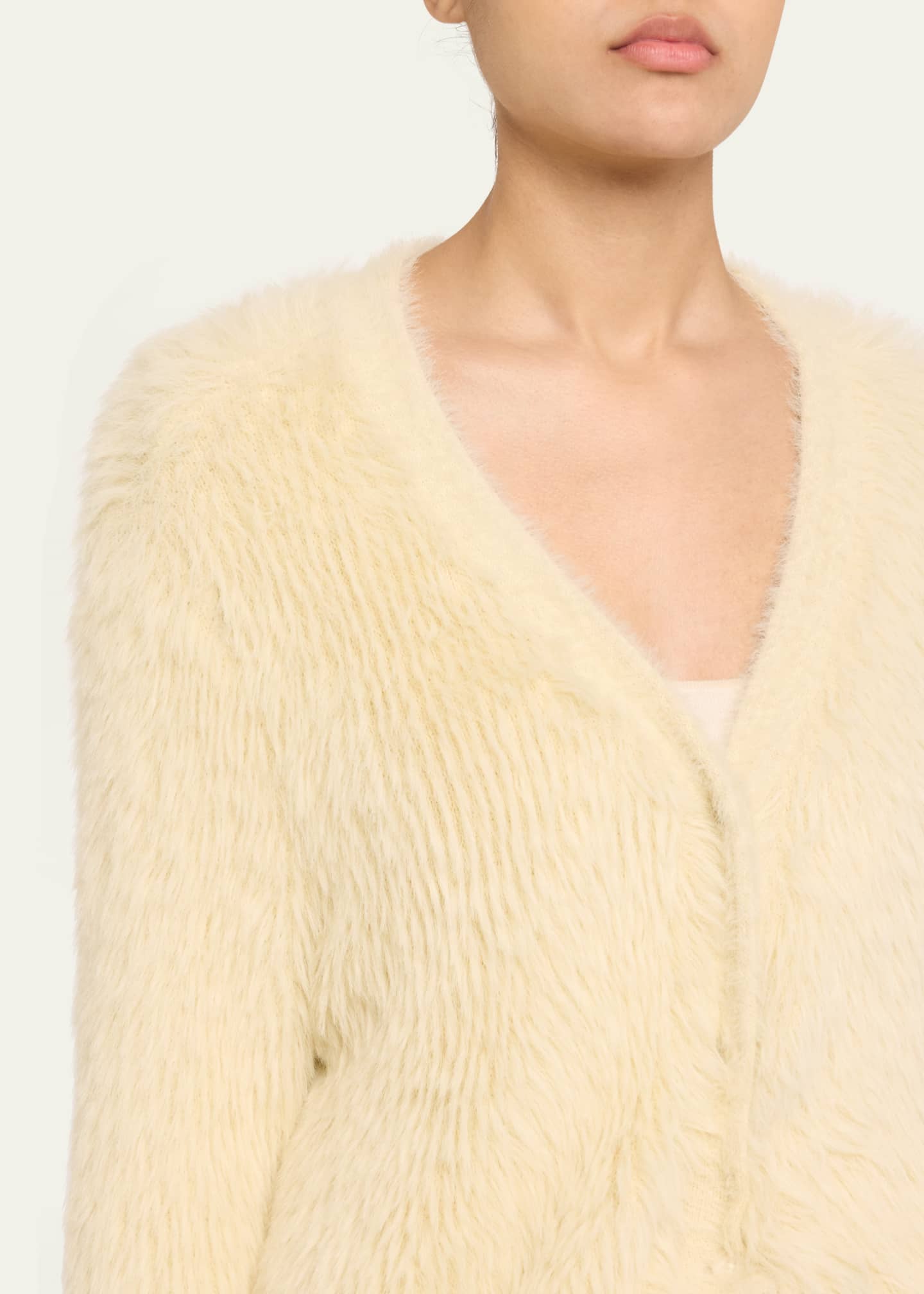 R13 Fuzzy Balloon Cardigan Image 5 of 5