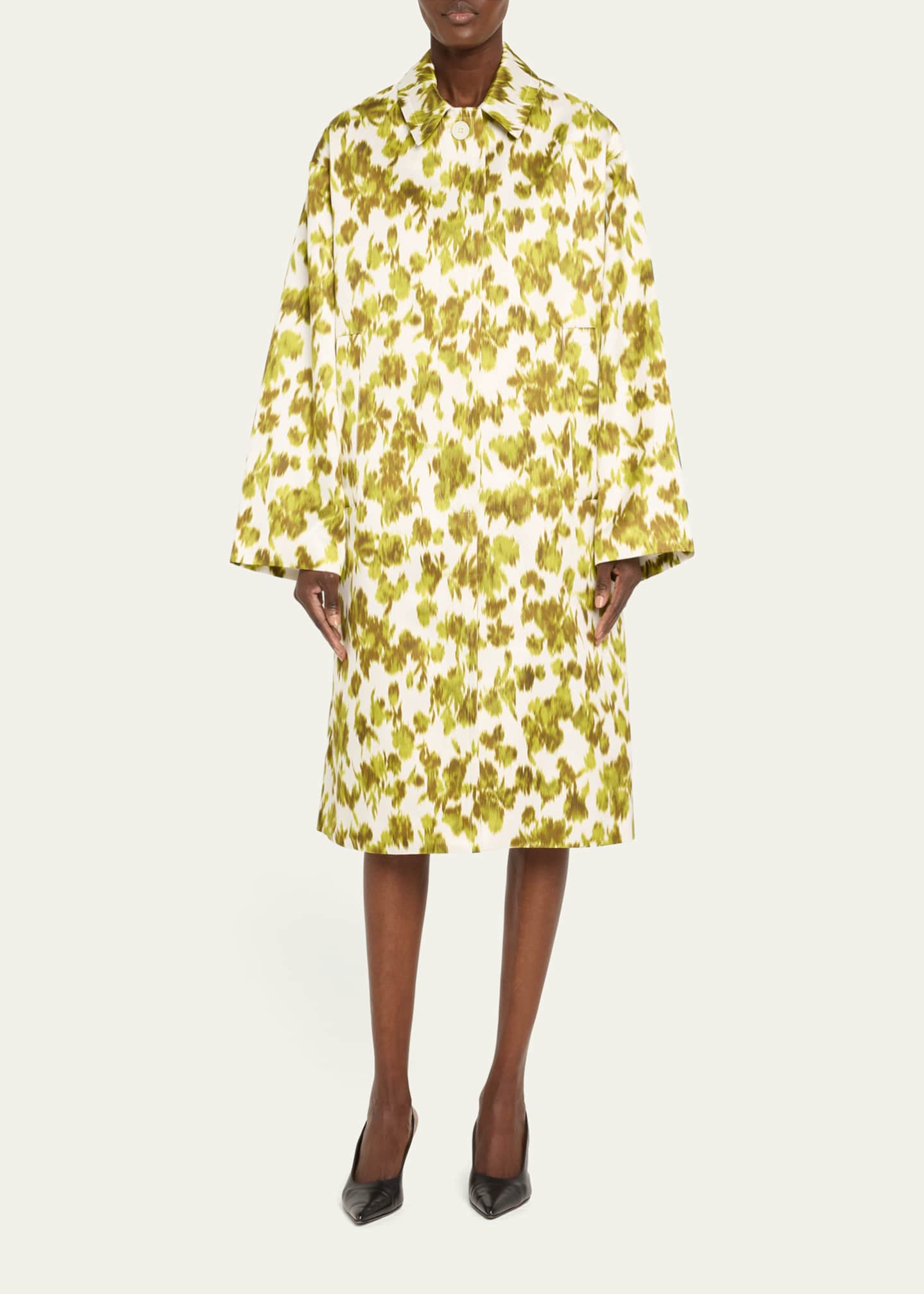 Michael Kors Collection Oversized Balmacaan Image 2 of 5