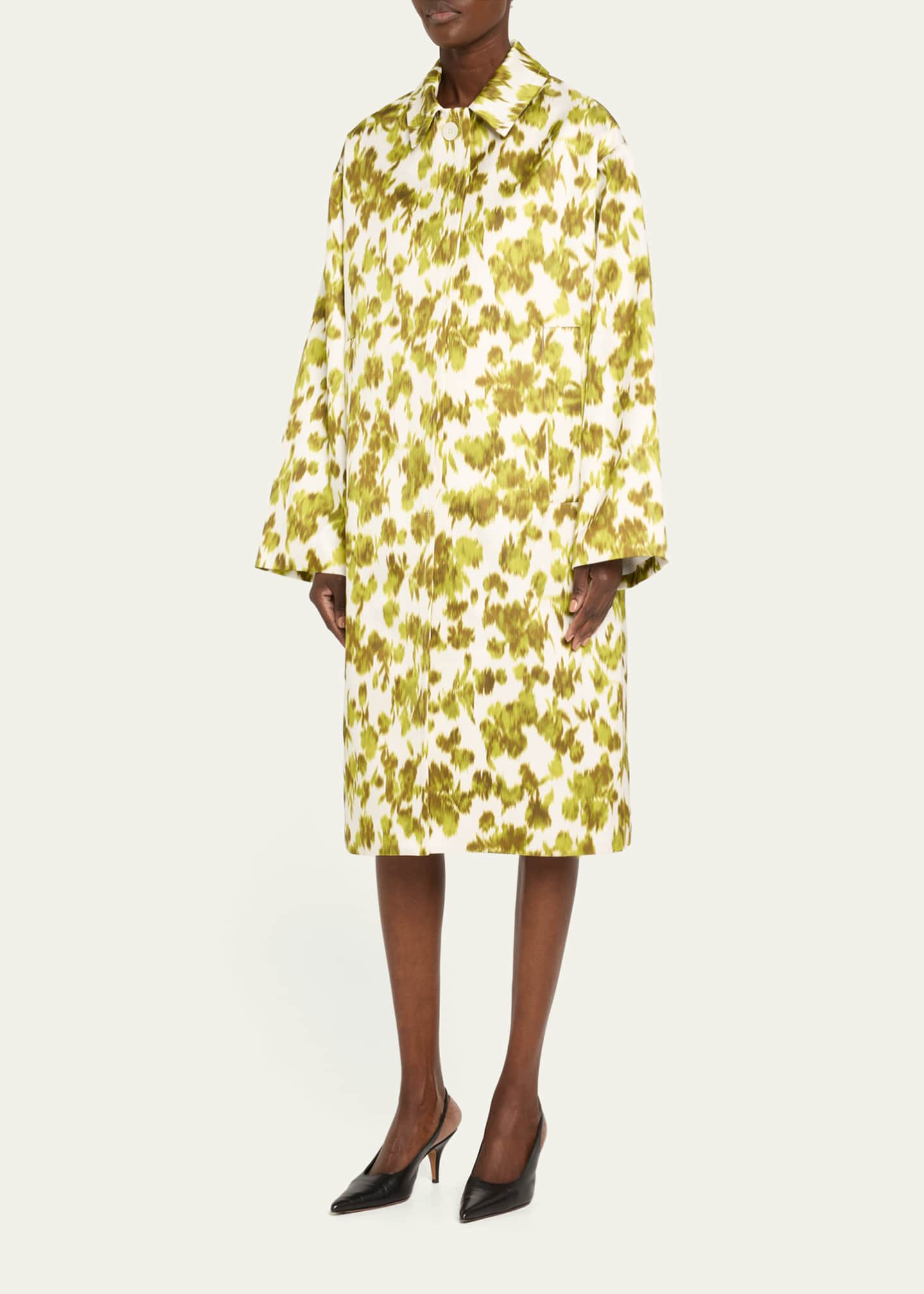 Michael Kors Collection Oversized Balmacaan Image 4 of 5