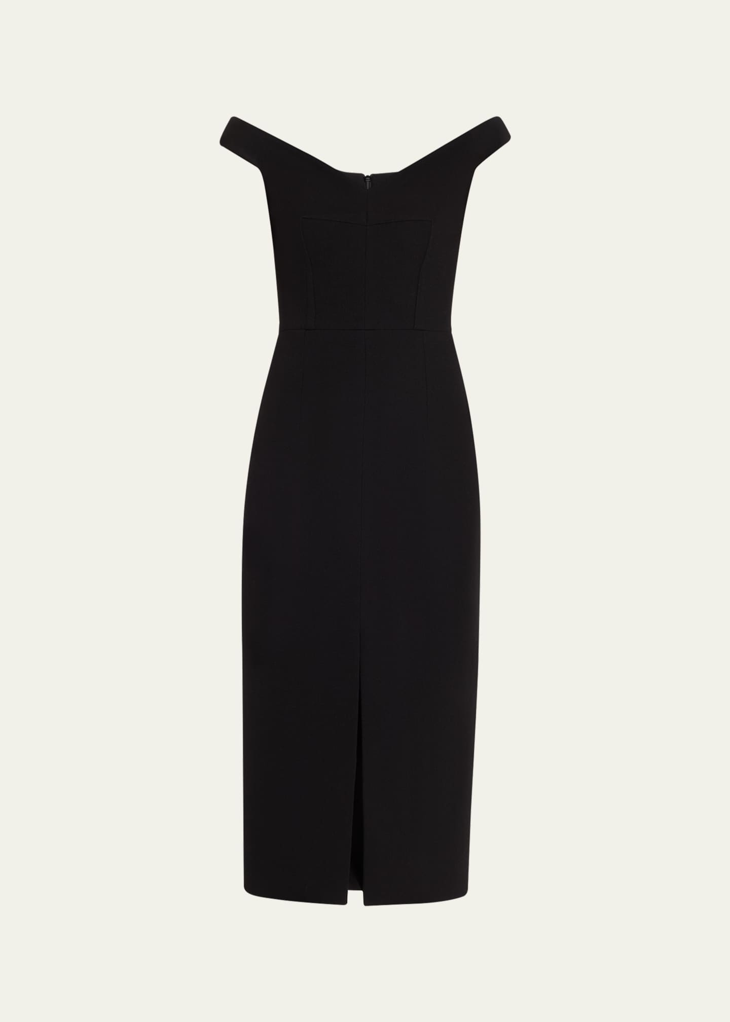 Michael Kors Collection Off-The-Shoulder Sheath Dress Image 1 of 5