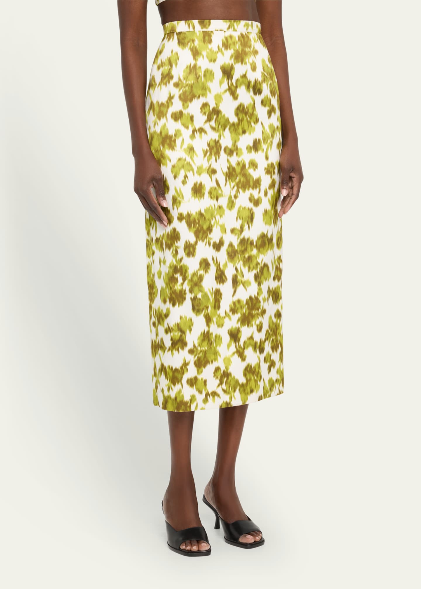 Michael Kors Collection Floral Pencil Skirt Image 4 of 5