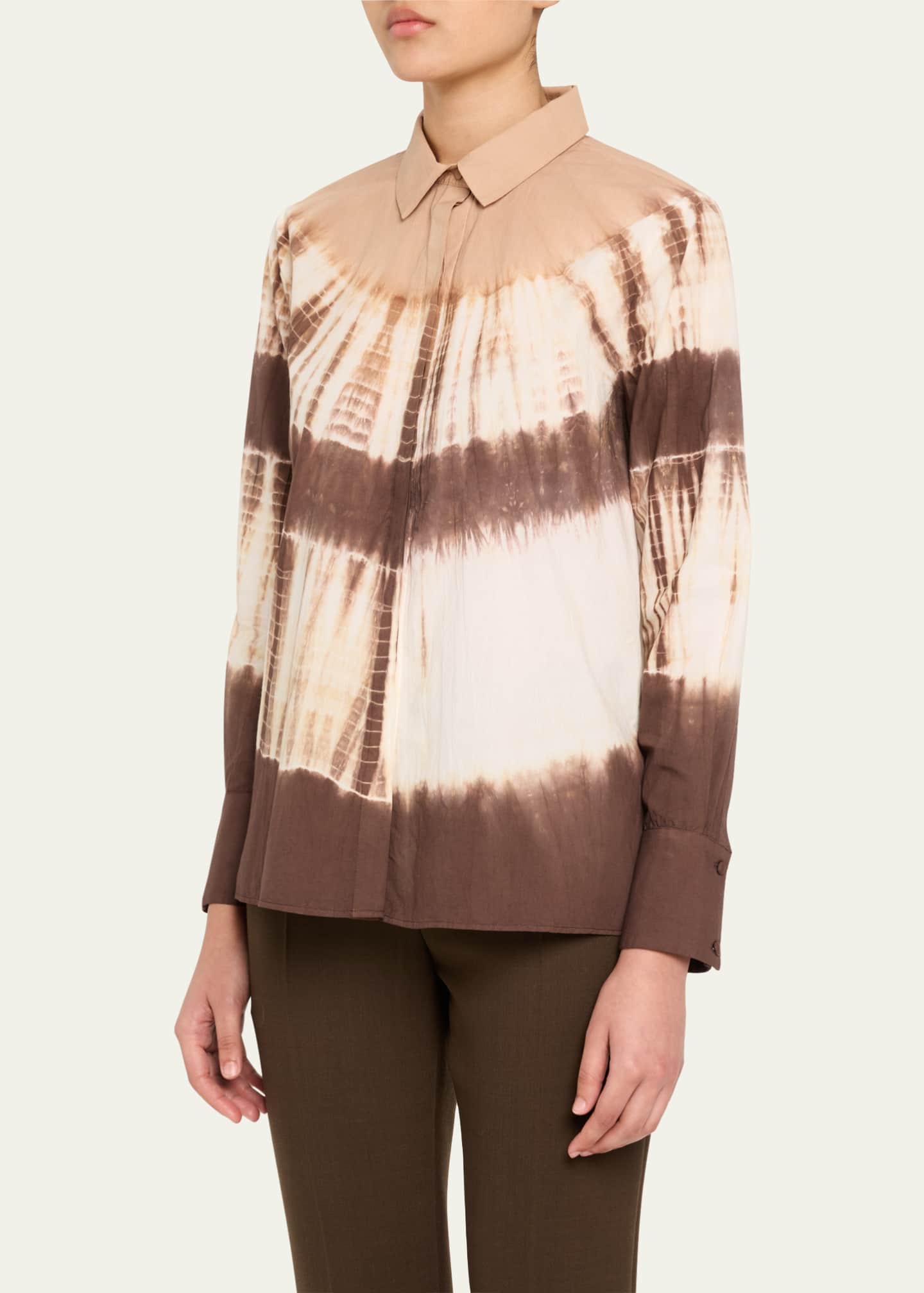 Kobi Halperin Cadia Tie-Dye Cotton Blouse Image 4 of 5