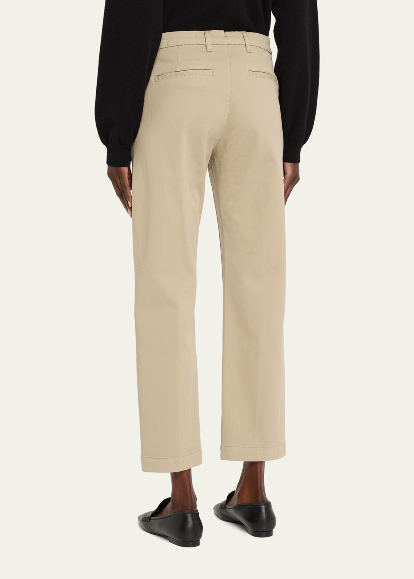 Kobi Halperin Hope Straight-Leg Stretch Cotton Pants Image 3 of 5