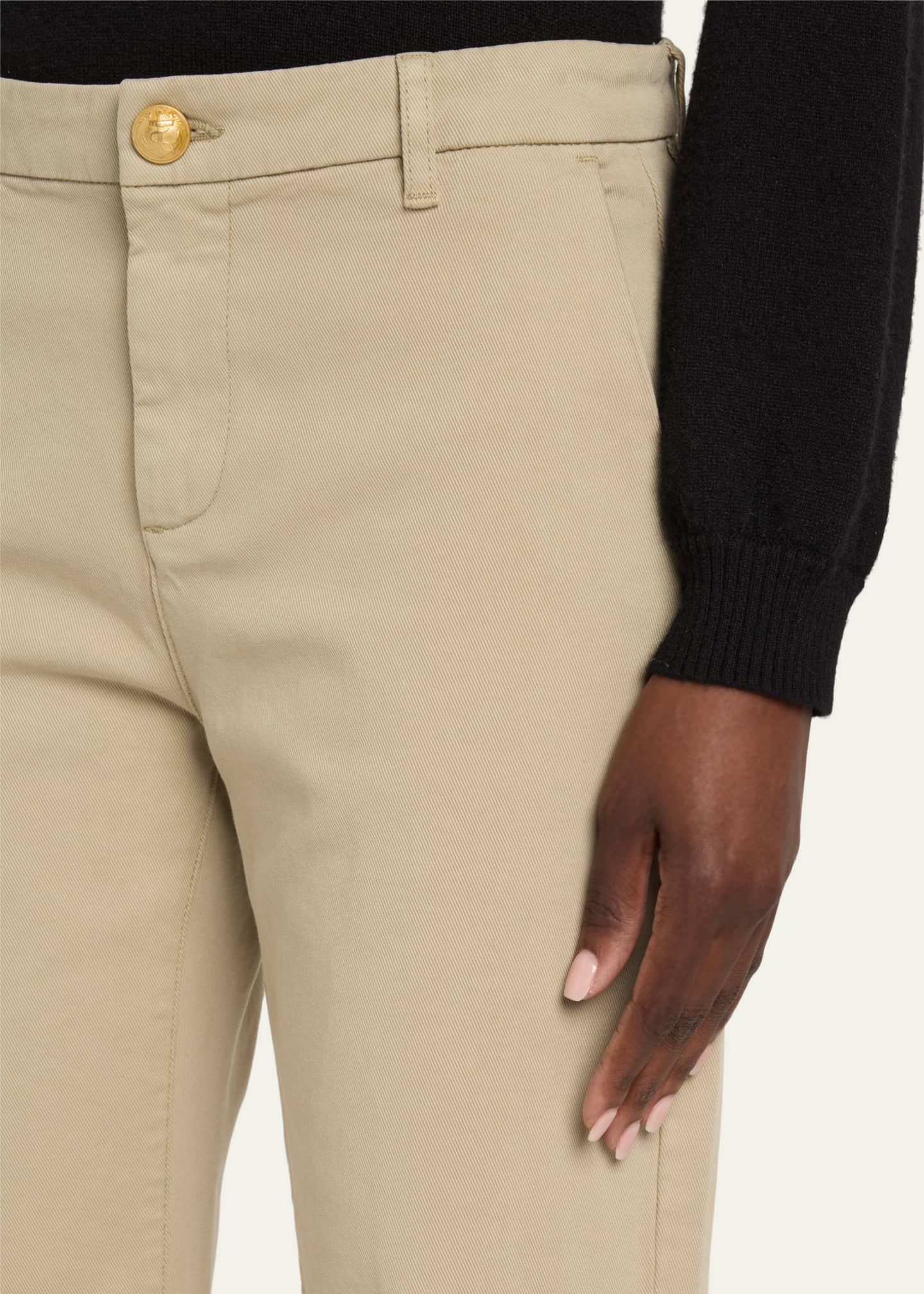 Kobi Halperin Hope Straight-Leg Stretch Cotton Pants Image 5 of 5