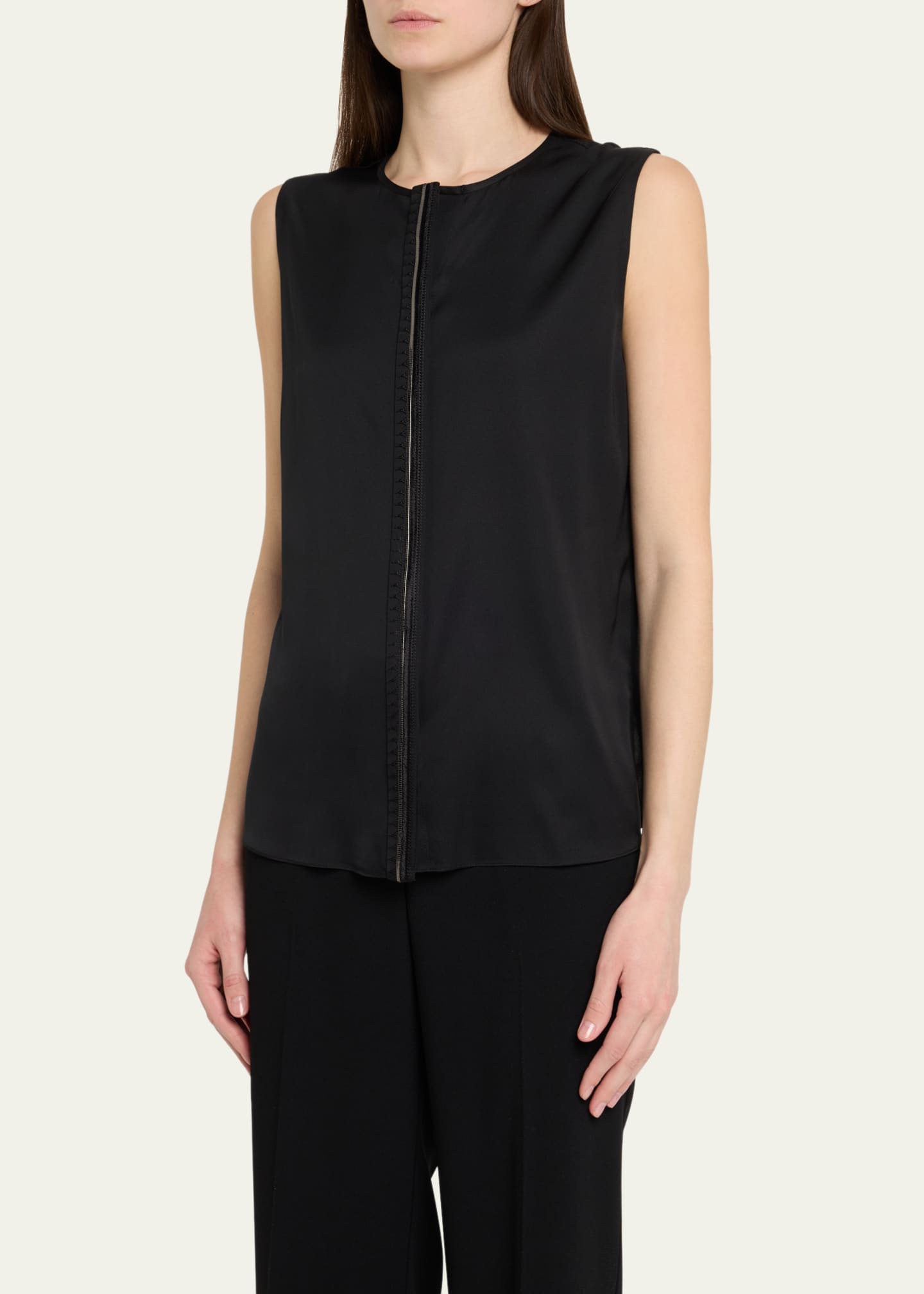 Kobi Halperin Robi Sleeveless Embroidered Blouse Image 4 of 5