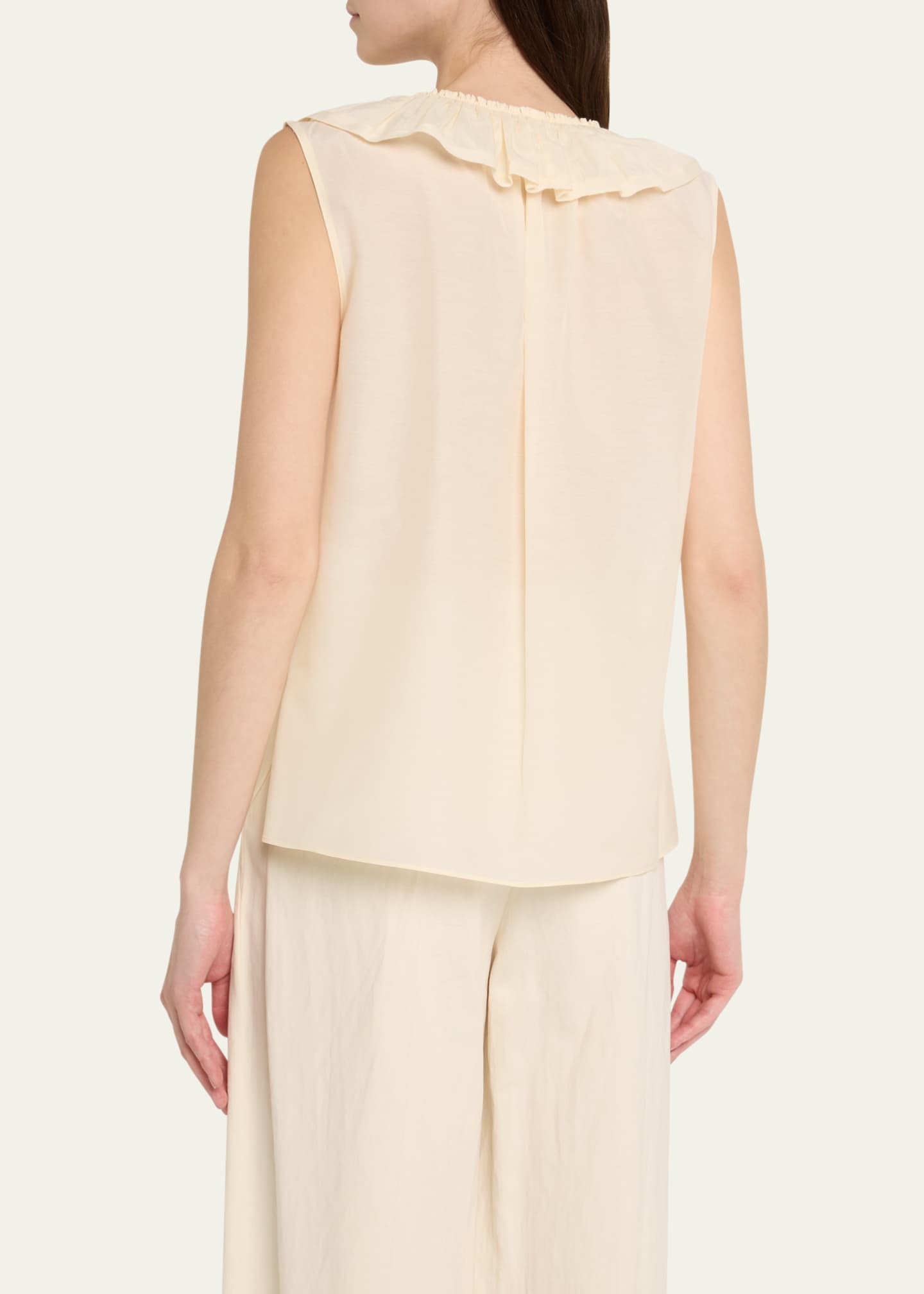 Kobi Halperin Florence Sleeveless Ruffle Blouse Image 3 of 5