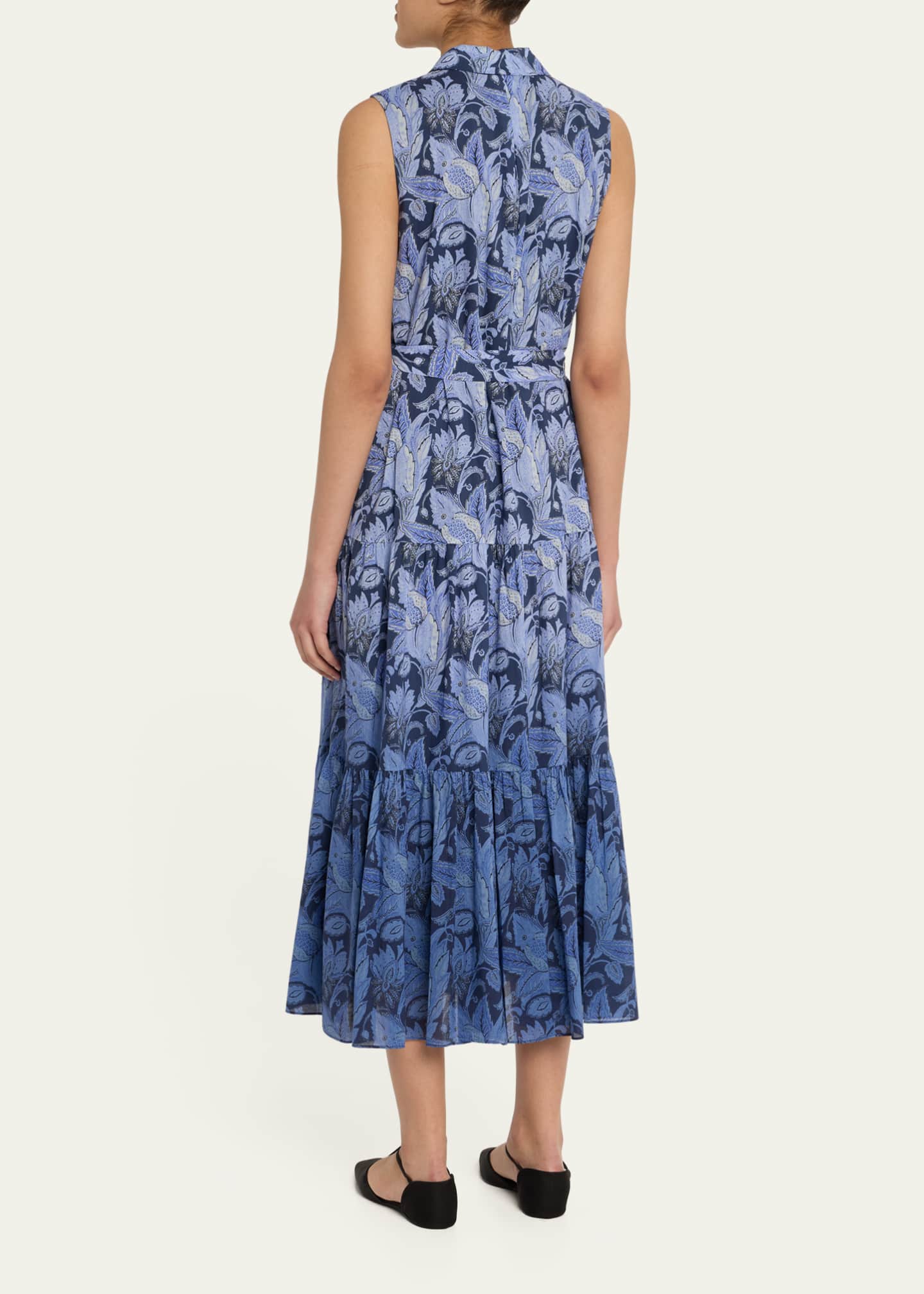 Kobi Halperin Blayn Tiered Ombre Floral-Print Maxi Dress Image 3 of 5