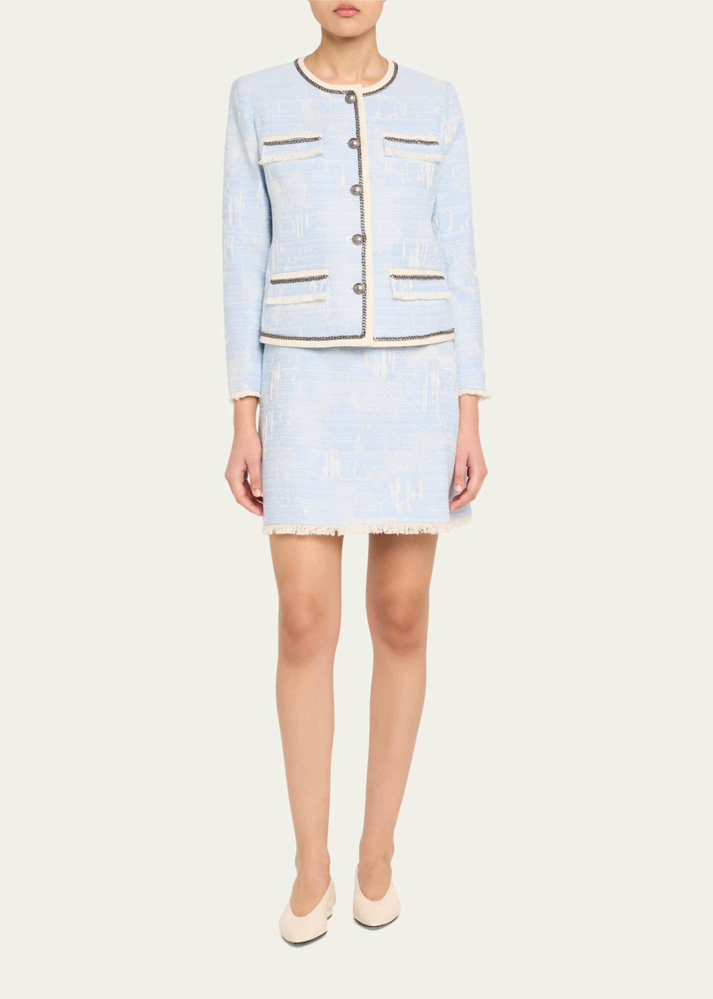 Kobi Halperin Lark Fringed Chain-Trim Jacket Image 2 of 5