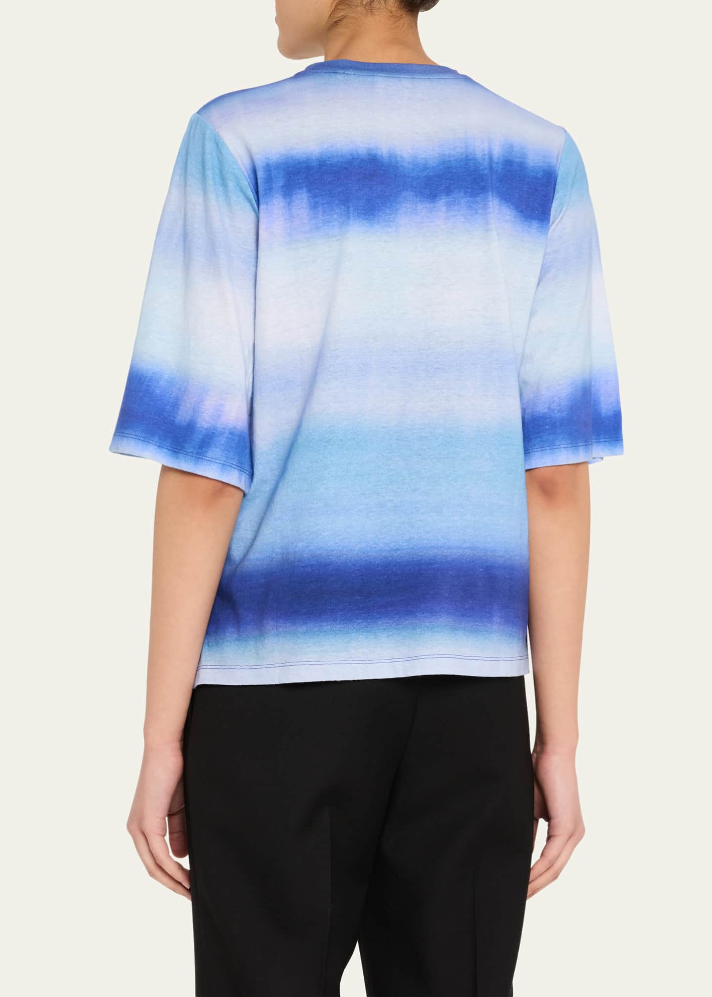 Kobi Halperin Barlow Crewneck Ombre-Print T-Shirt Image 3 of 5
